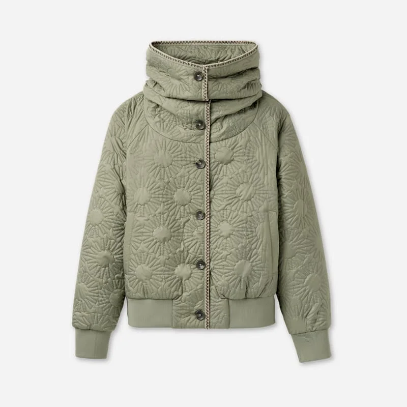 ® Women's Solein Oversized-Collar Jacket in Vinito - 1