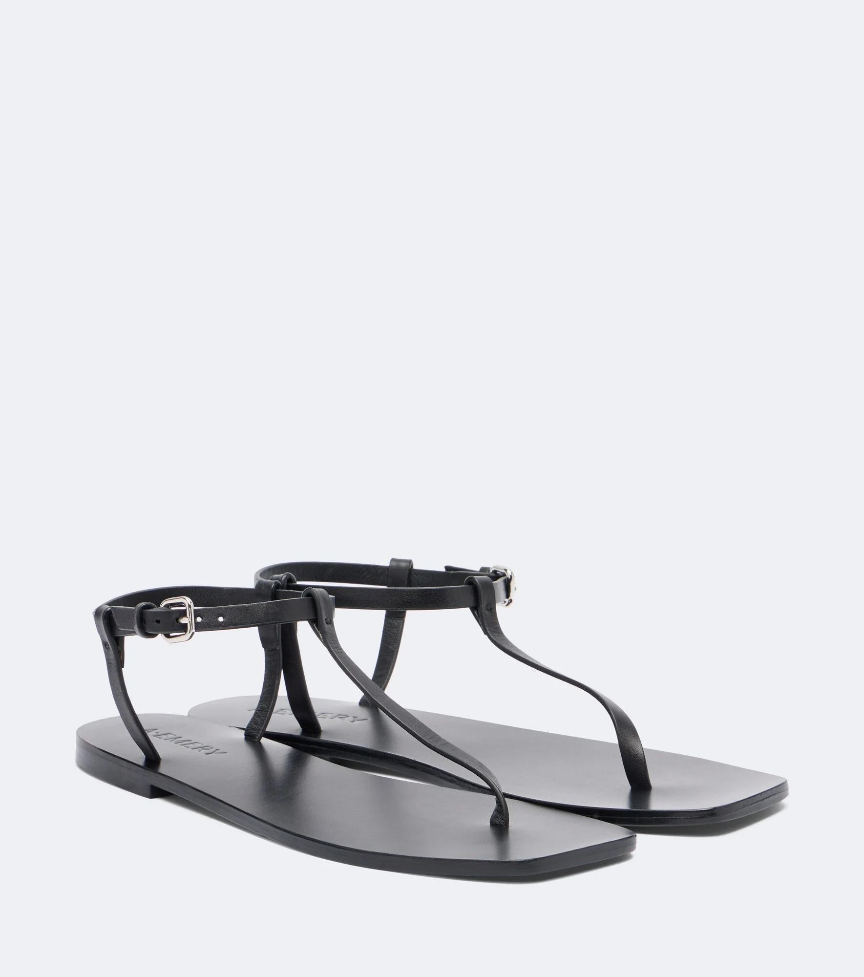 Clara leather thong sandals - 1