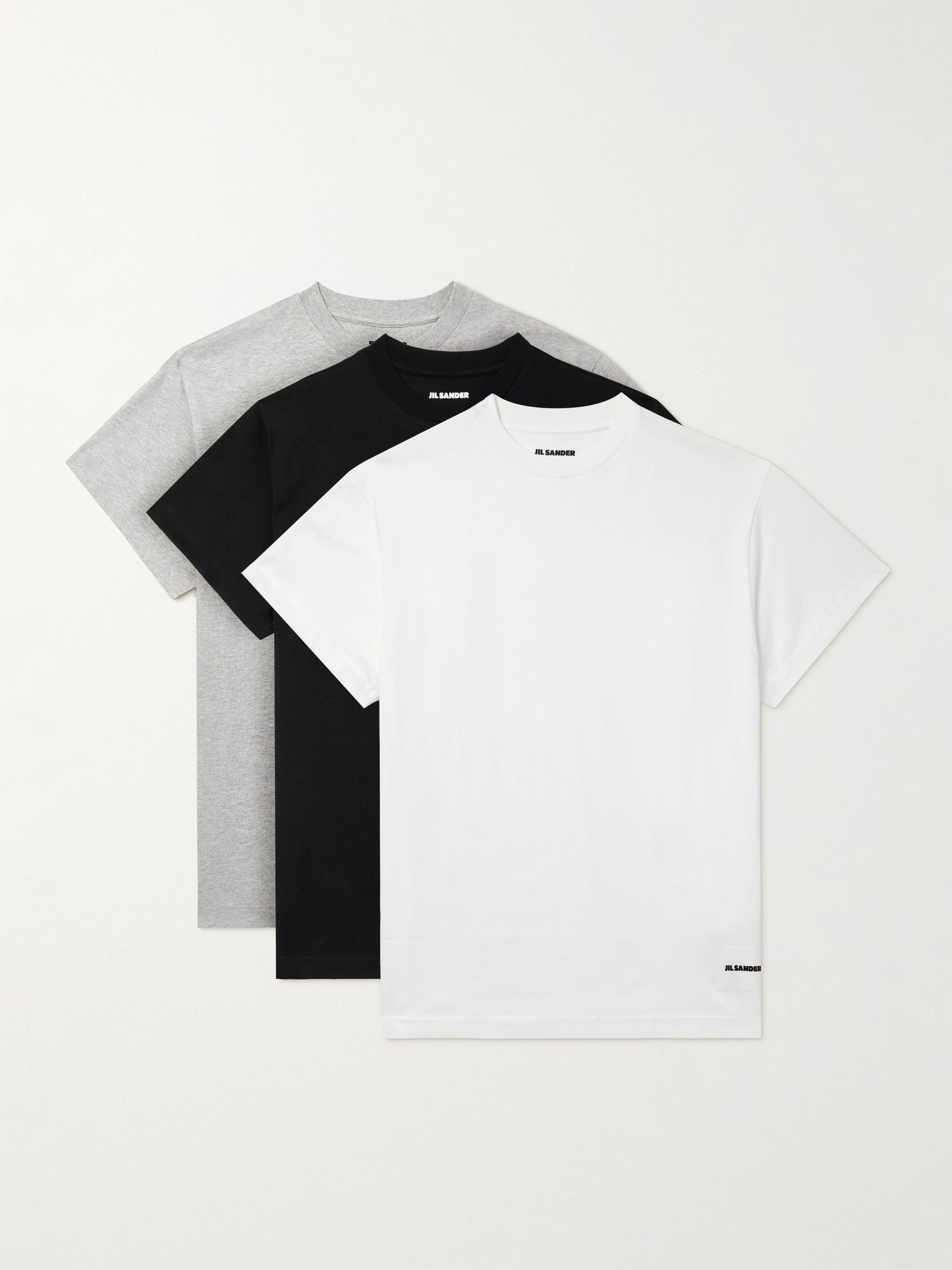 Set of Three Cotton-Jersey T-Shirts Multi - 1