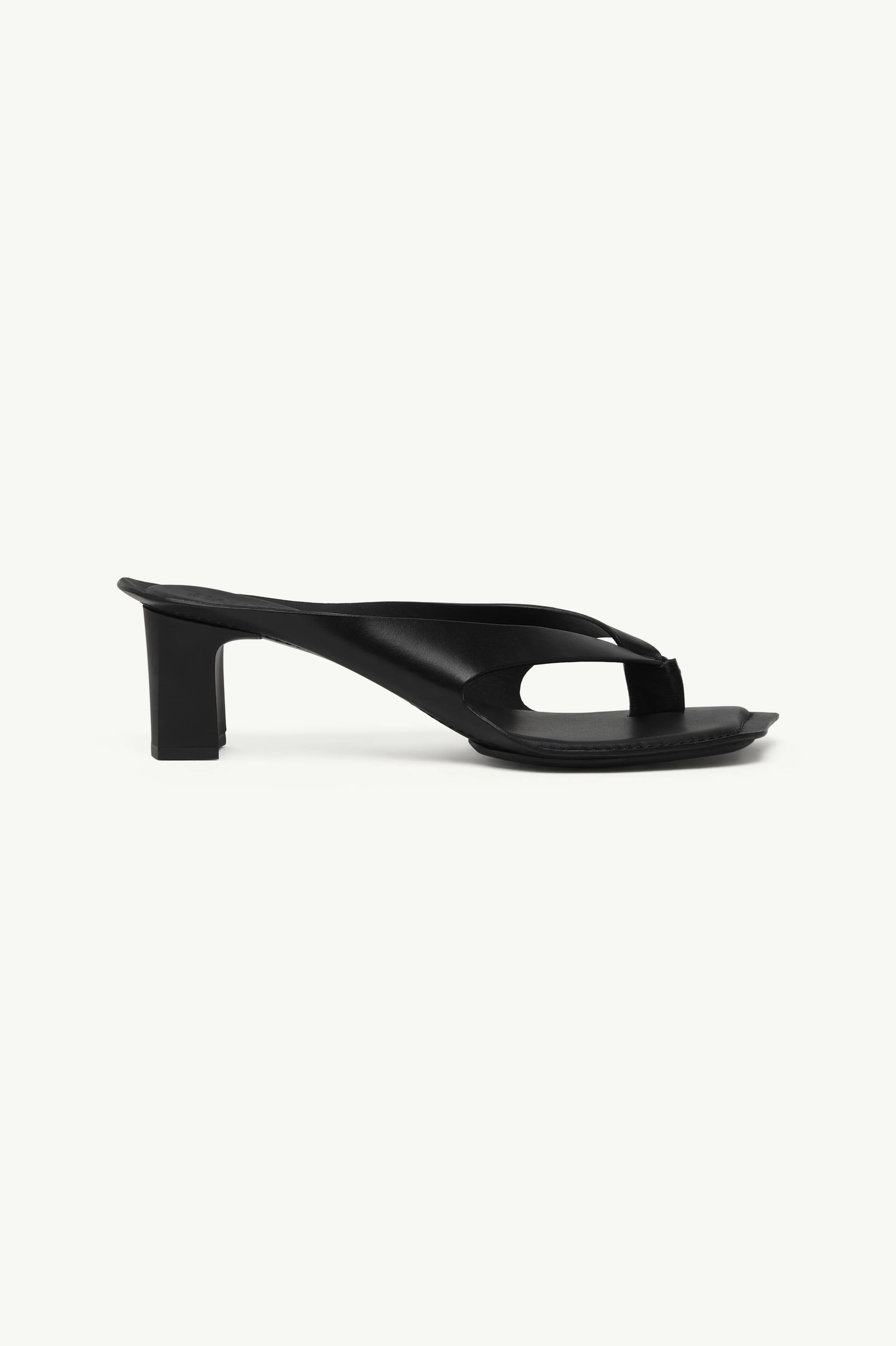 Anatomic leather flip flop mules - 1