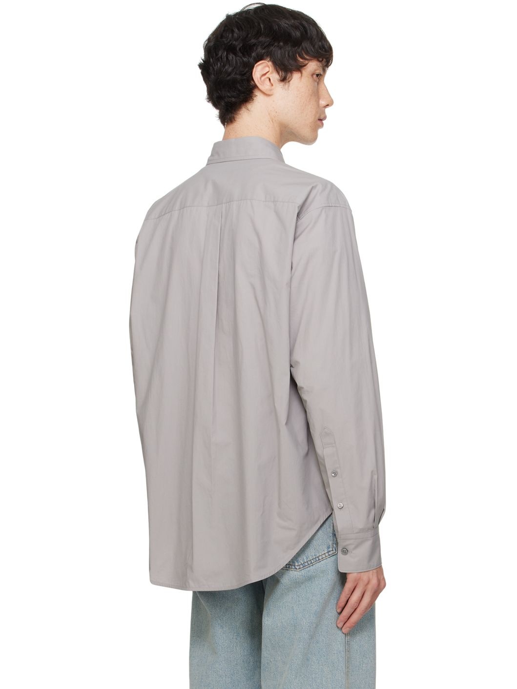 Gray Gigo Oversized Shirt - 3