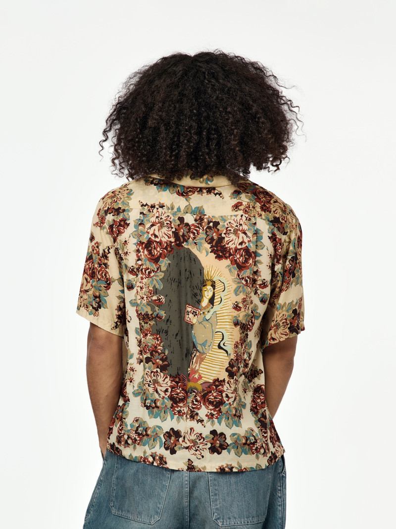 Kapital SILK RAYON CHAMPETRE A.MA.TE.RA.SE. WRANGLE COLLAR ALOHA SHIRT outlook