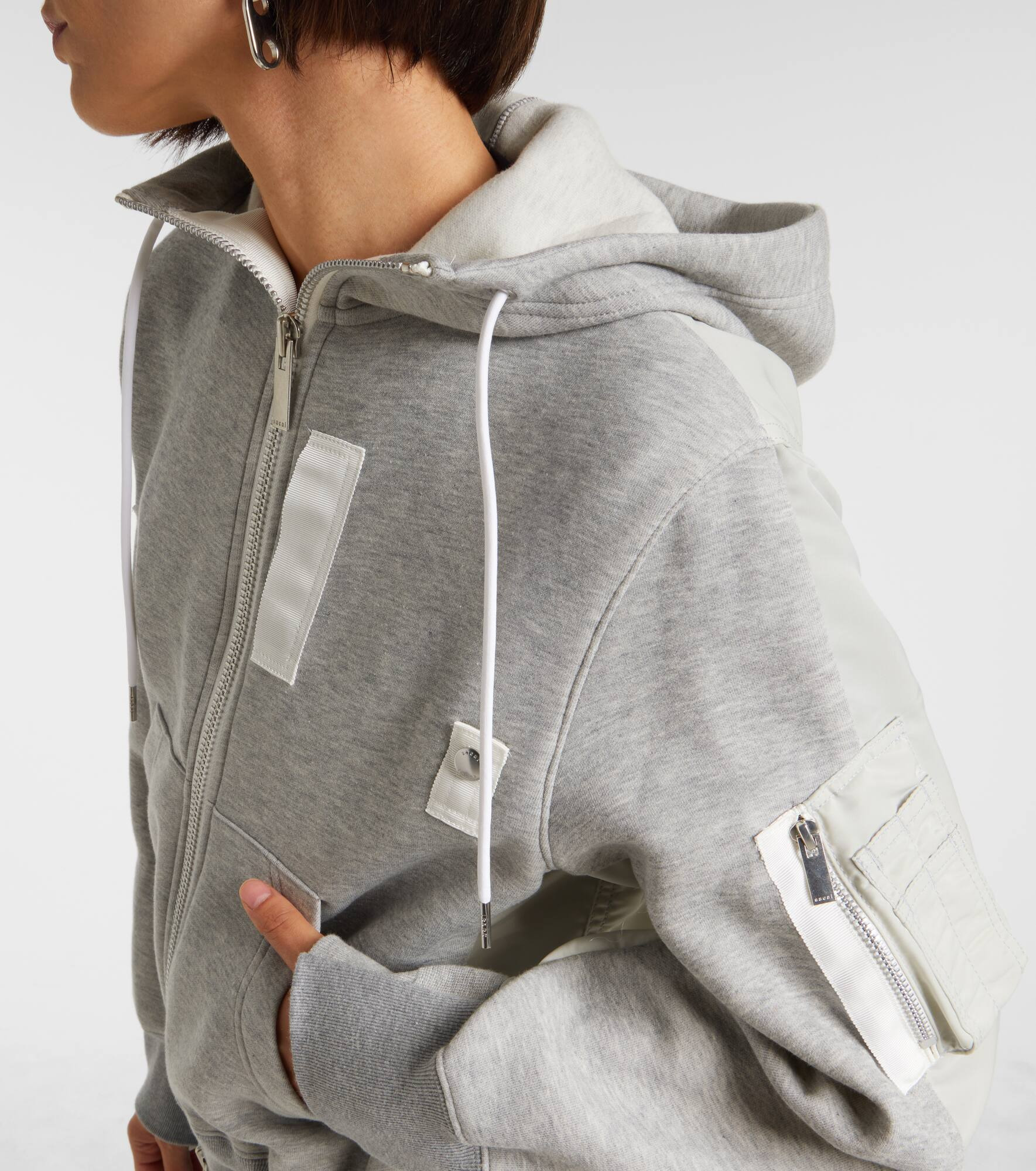 Paneled hoodie - 4