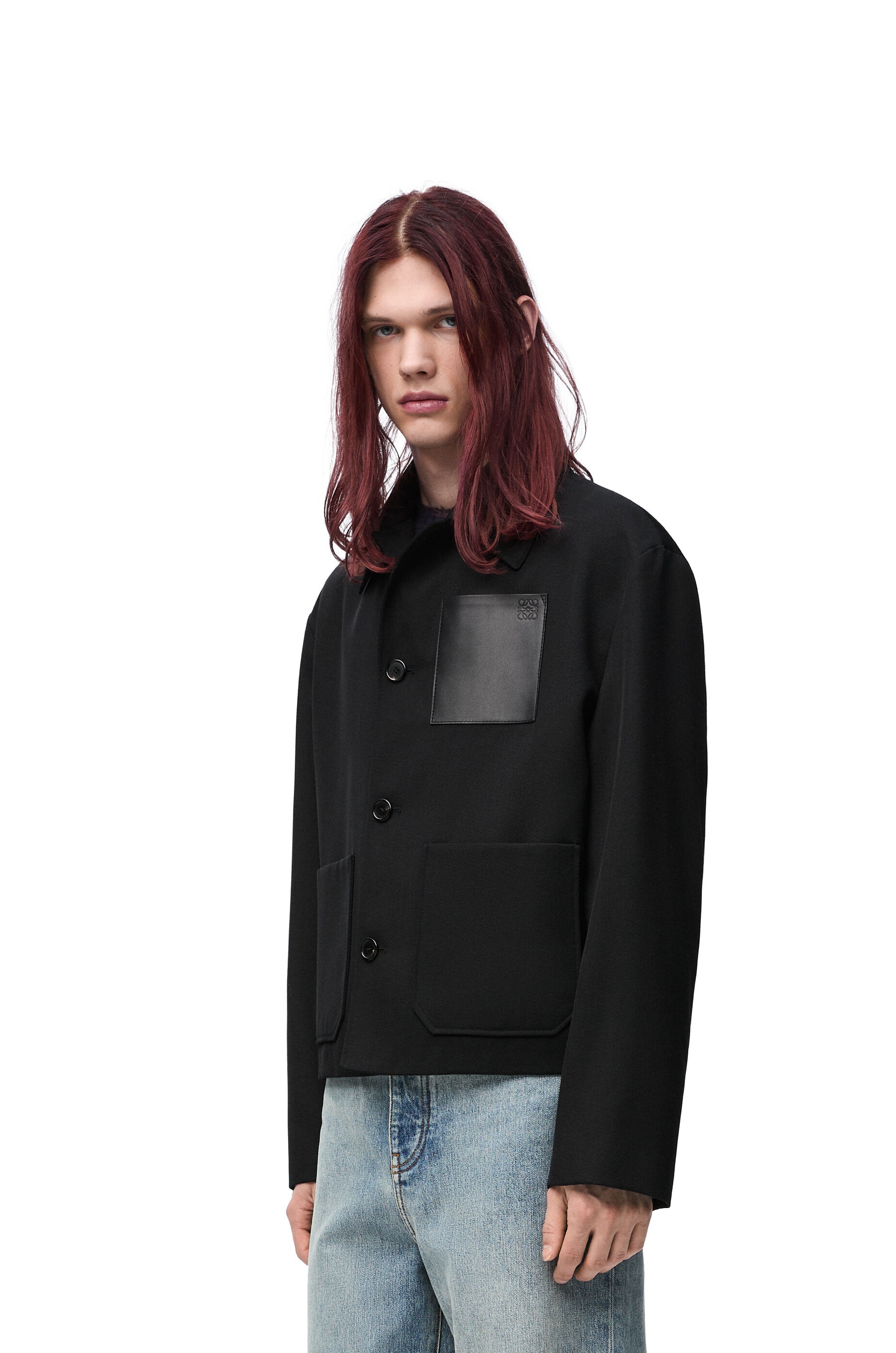 Workwear jacket in wool - 3