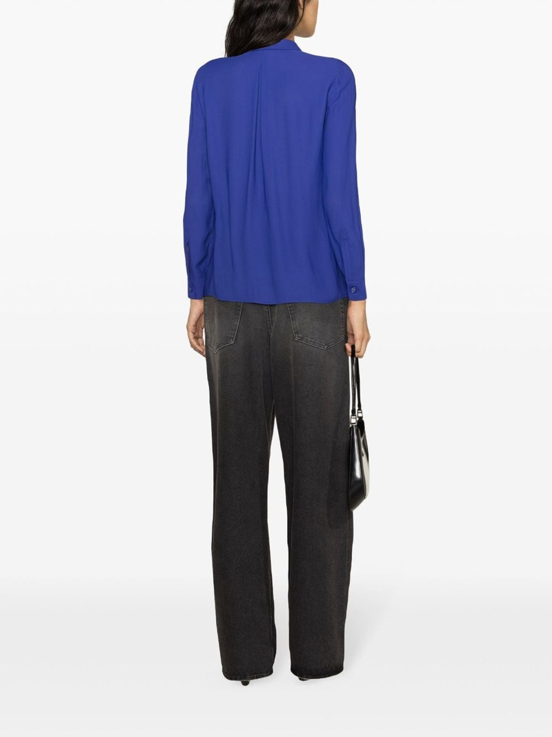chain-link crepe blouse 4