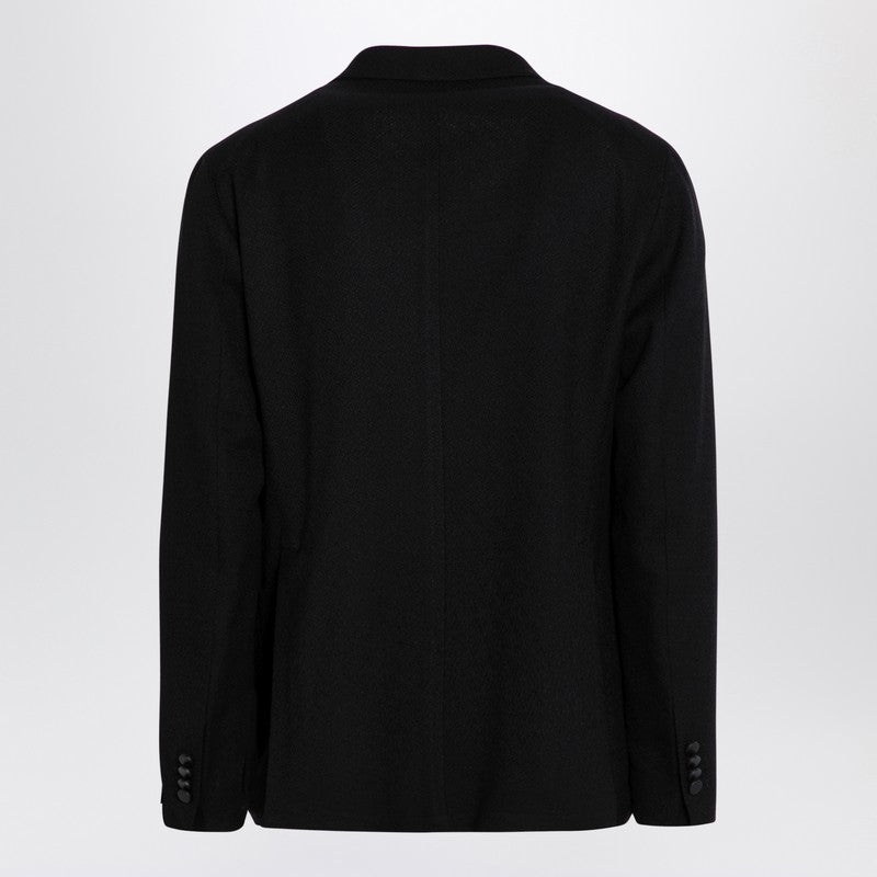 Tagliatore - Tagliatore Black single-breasted jacket in wool - 2