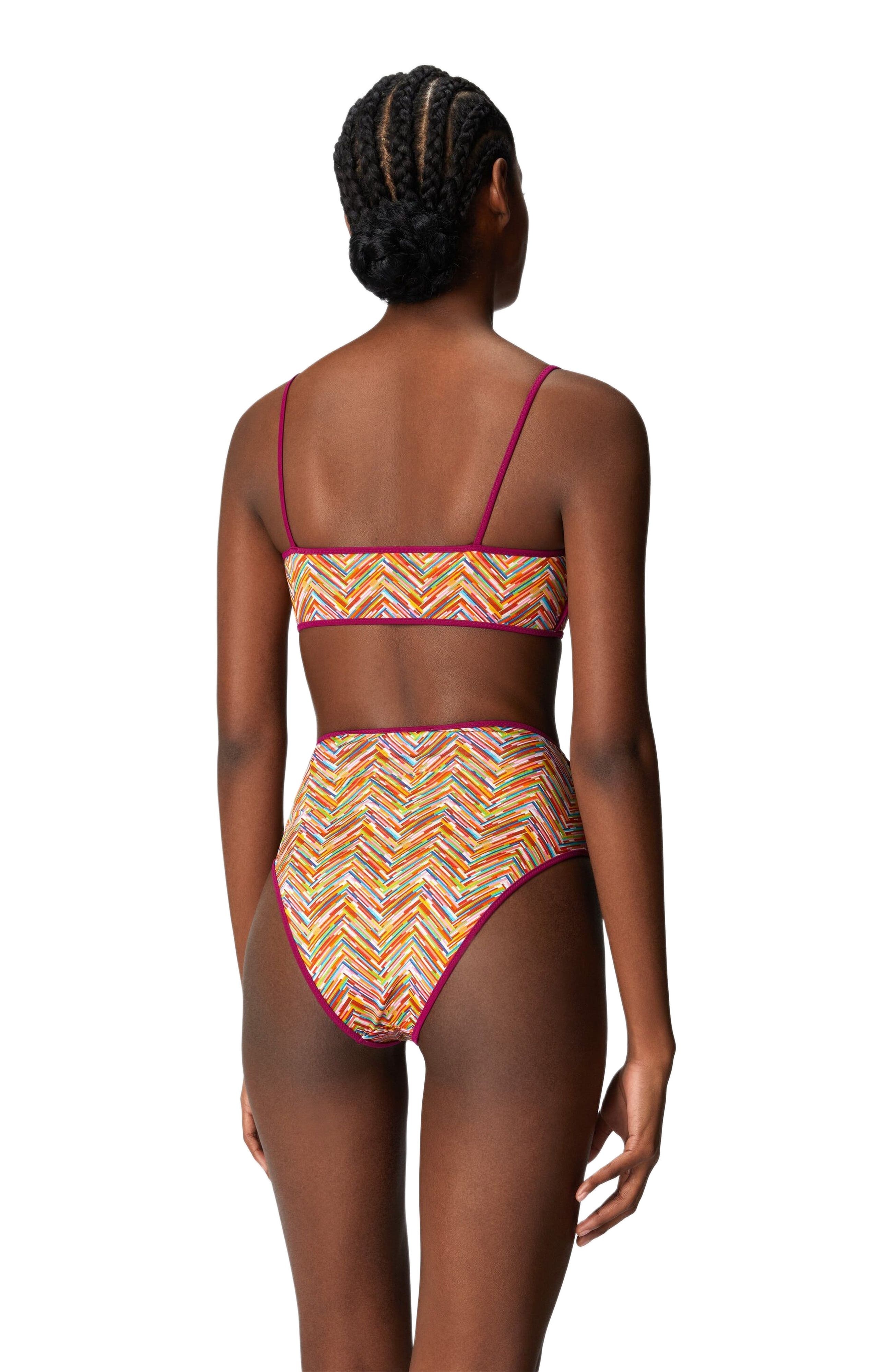 Missoni Reversible Bikini With Print And High Bottom in Multicoloured at Nordstrom - 3