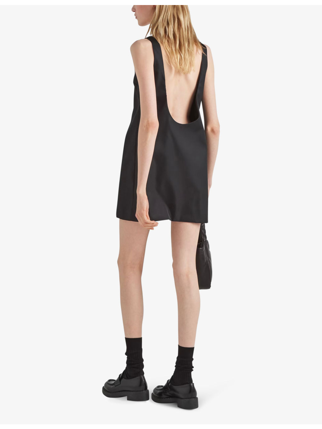 Re-Nylon logo-plaque mini dress - 4