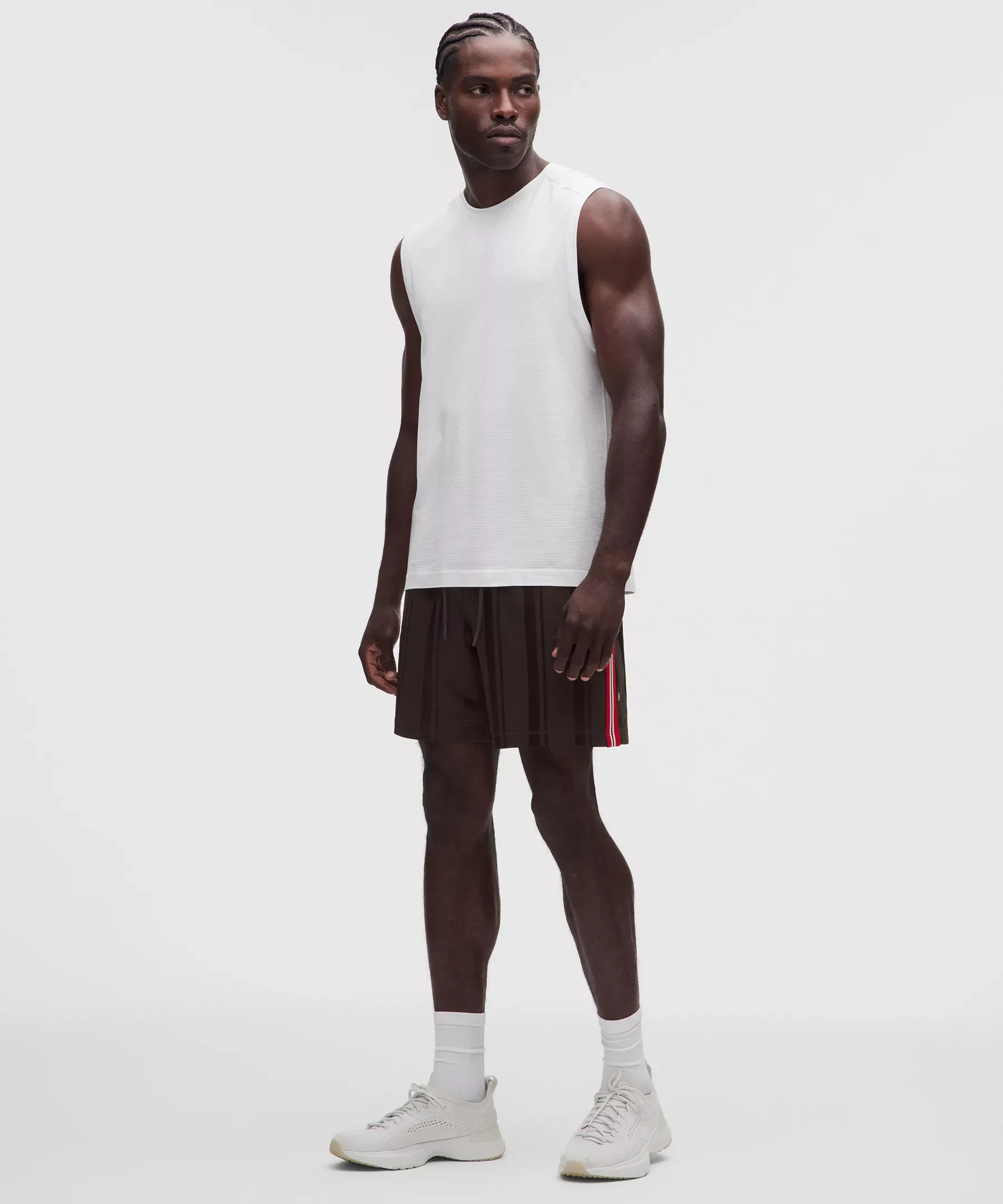 Knit Stripe Linerless Training Short 7" - 1