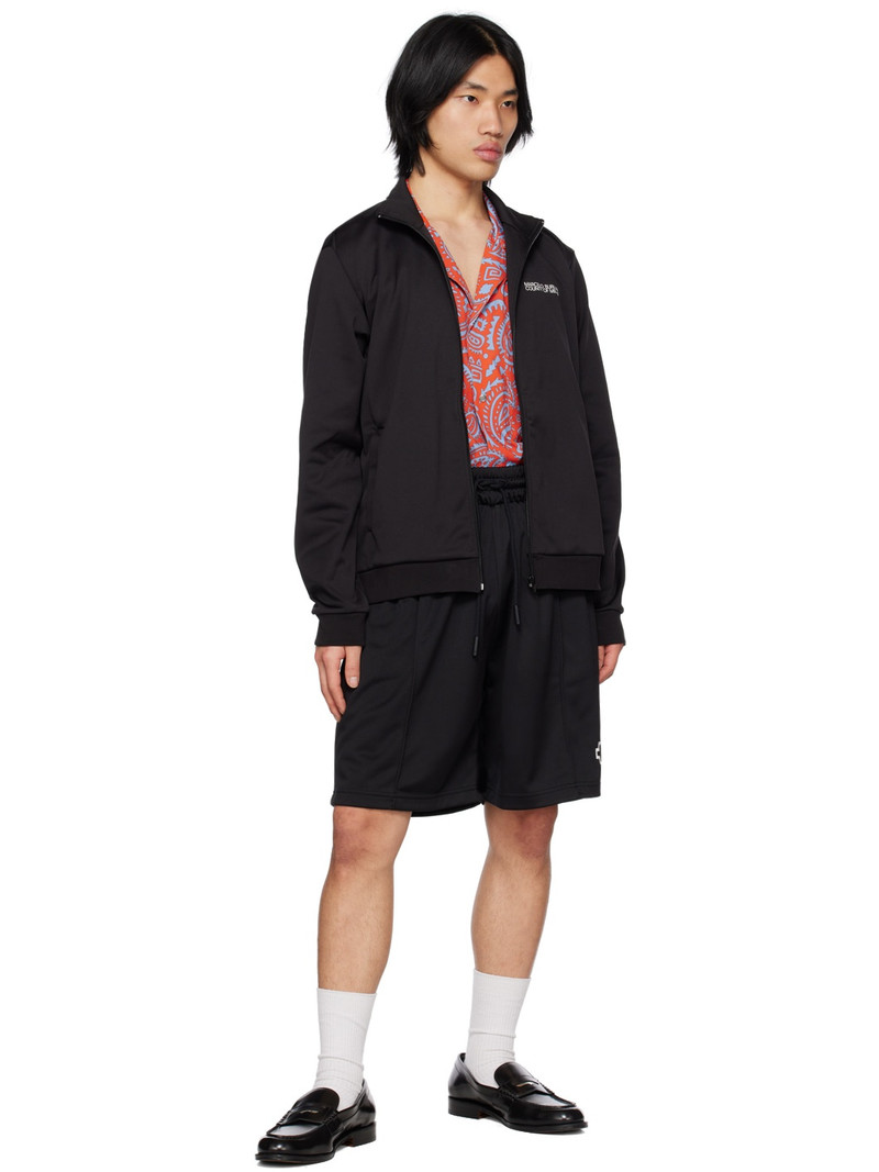 Marcelo Burlon County Of Milan Black Tempera Cross Jacket outlook