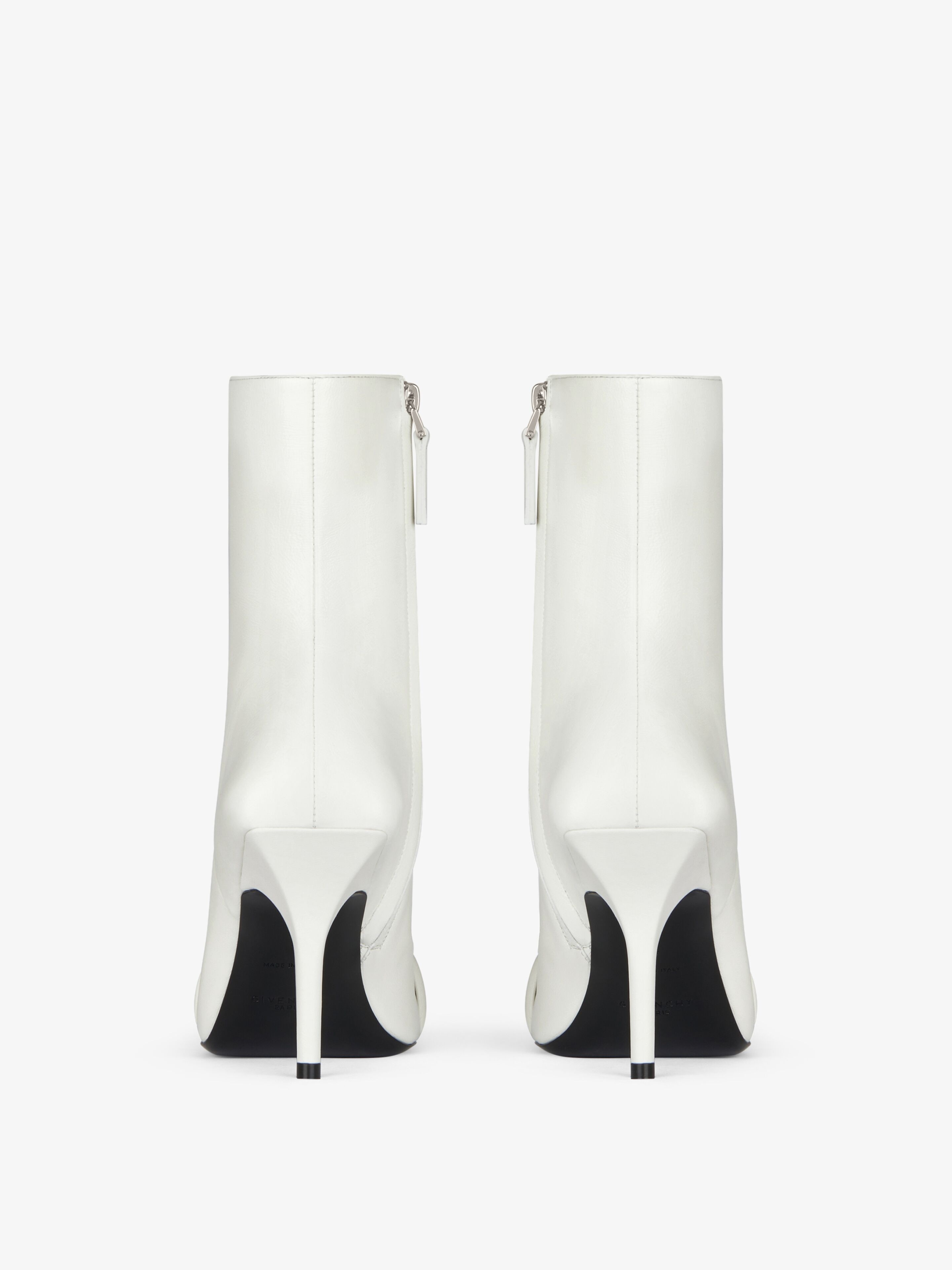 G WOVEN ANKLE BOOTS IN LEATHER - 5