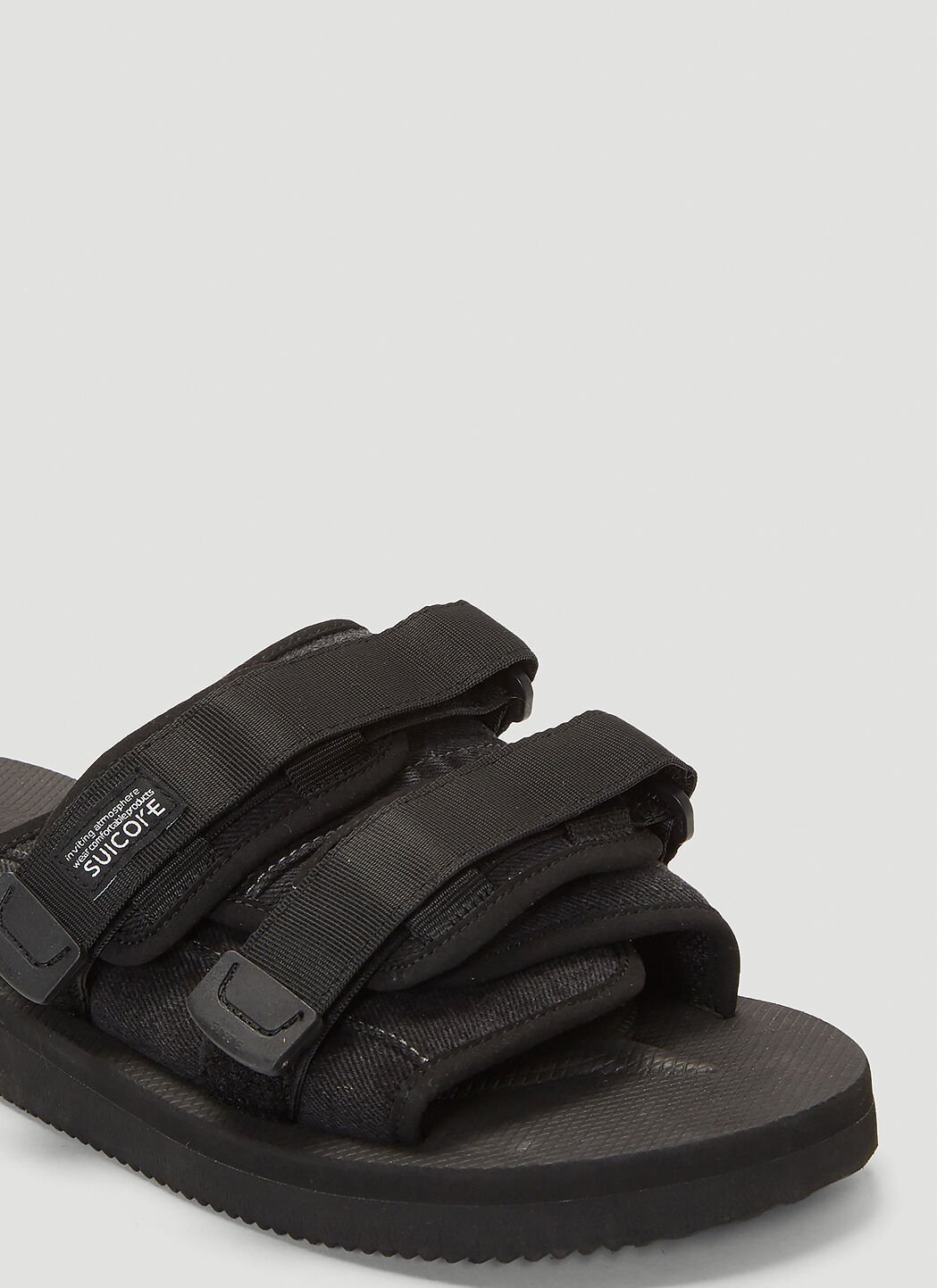 10.10 Vintage Denim Moto Slides - 5