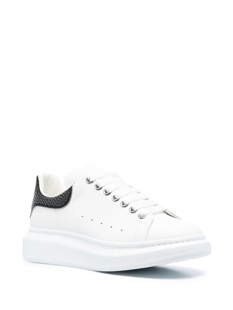 Alexander McQueen Oversized low-top leather sneakers outlook
