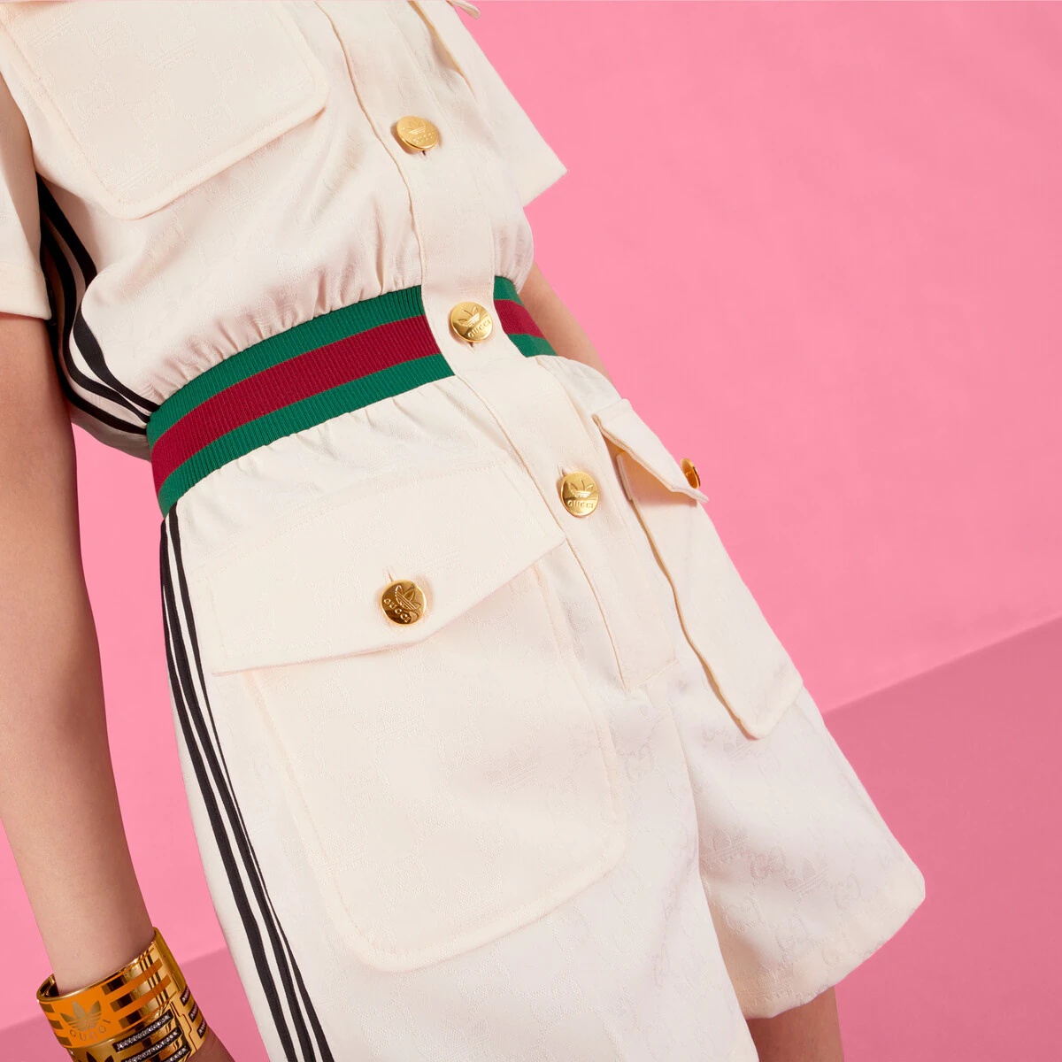 adidas x Gucci short jumpsuit - 5