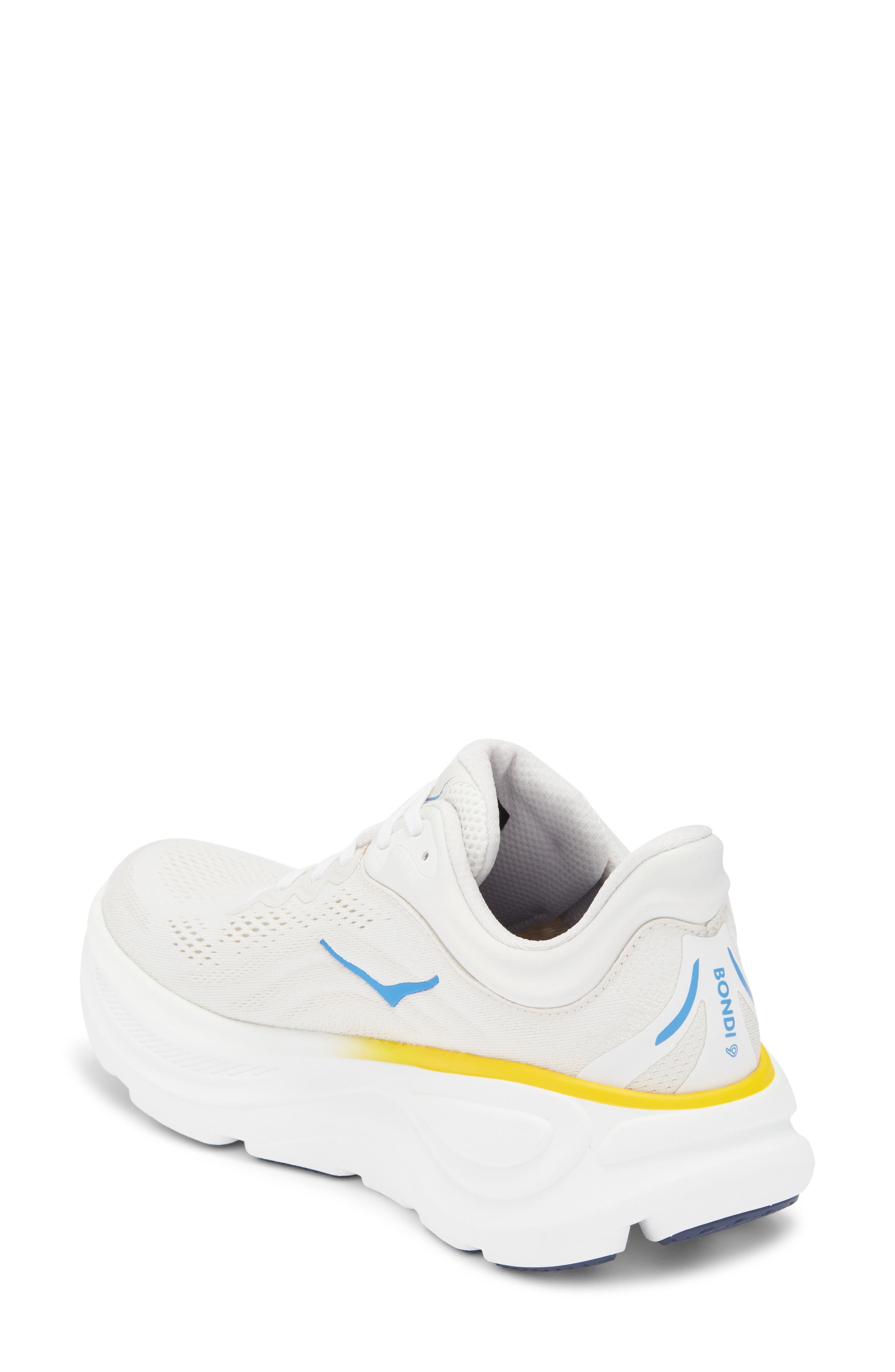 HOKA Bondi 9 Running Shoe in White /Grout at Nordstrom - 2