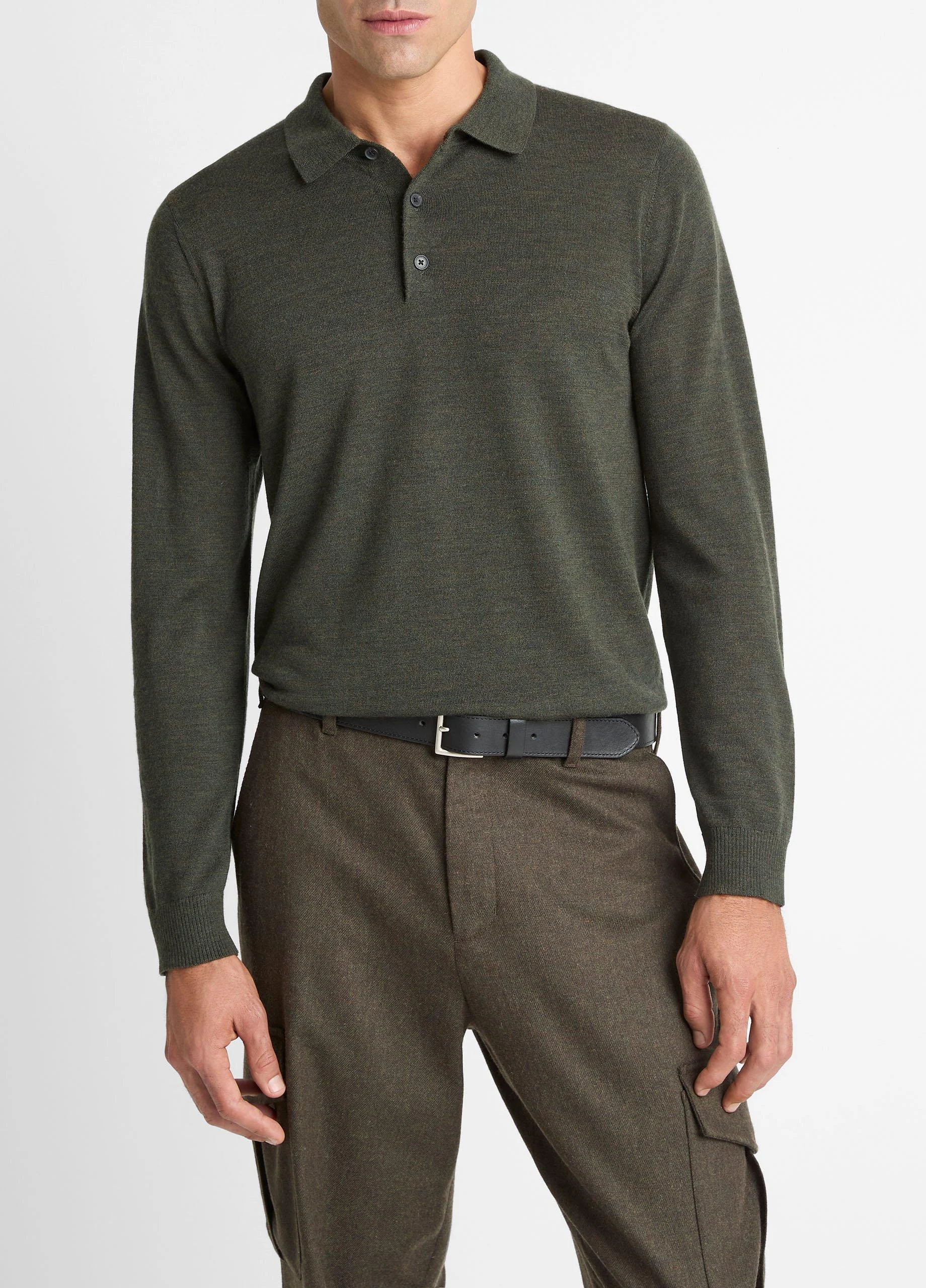 Wool Polo Sweater - 1