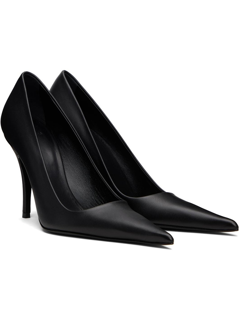 Black Sharp Heels 4