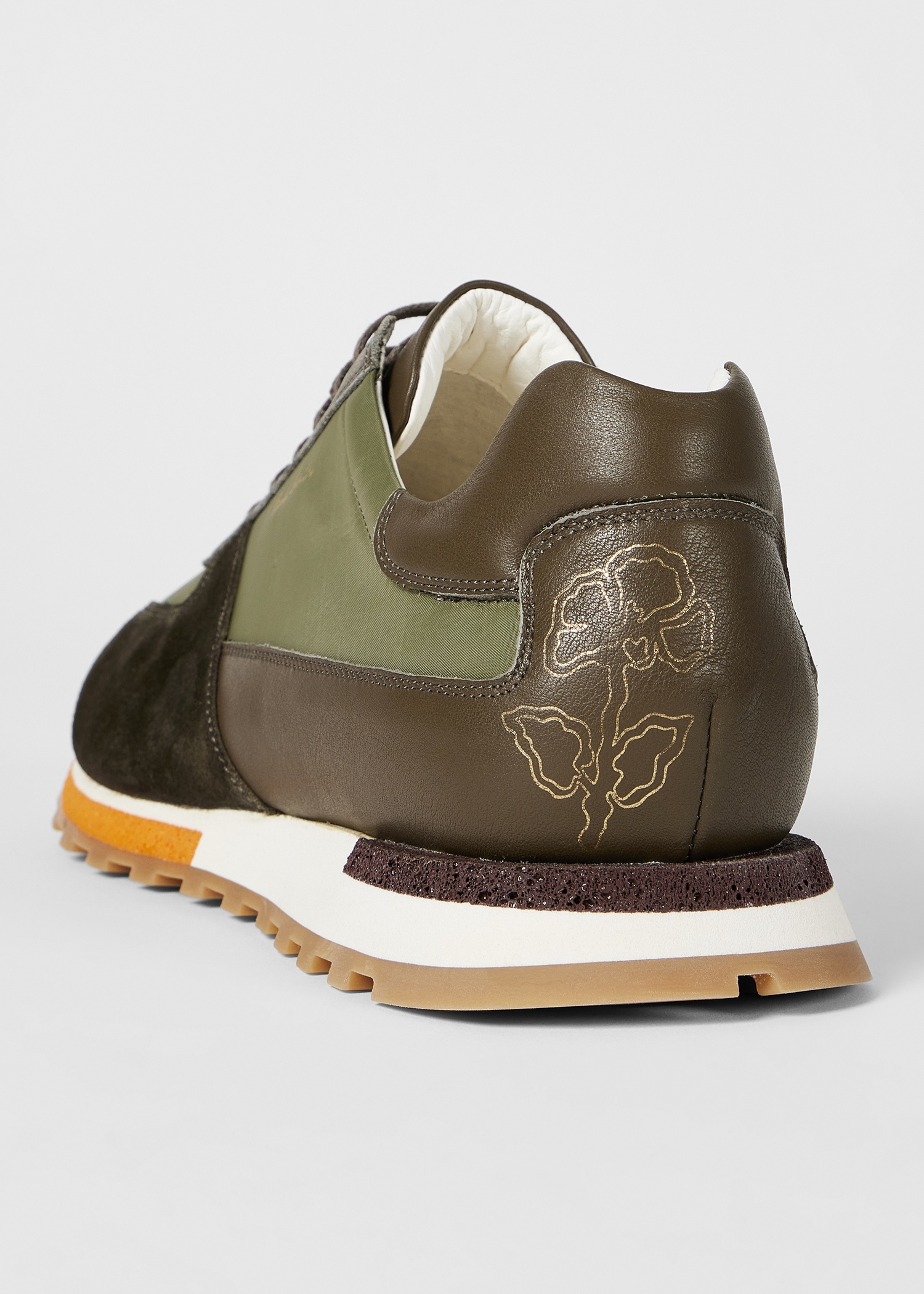 Khaki 'Velo' Trainers - 3