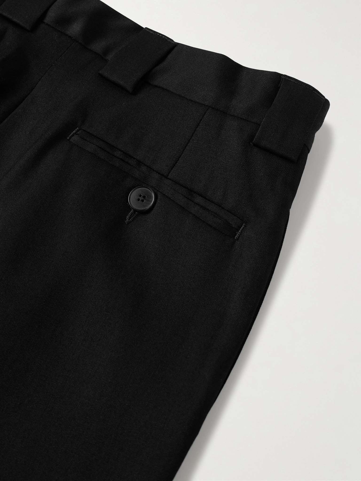 Boiler Room Wide-Leg Pleated Virgin Wool-Gabardine Trousers - 6