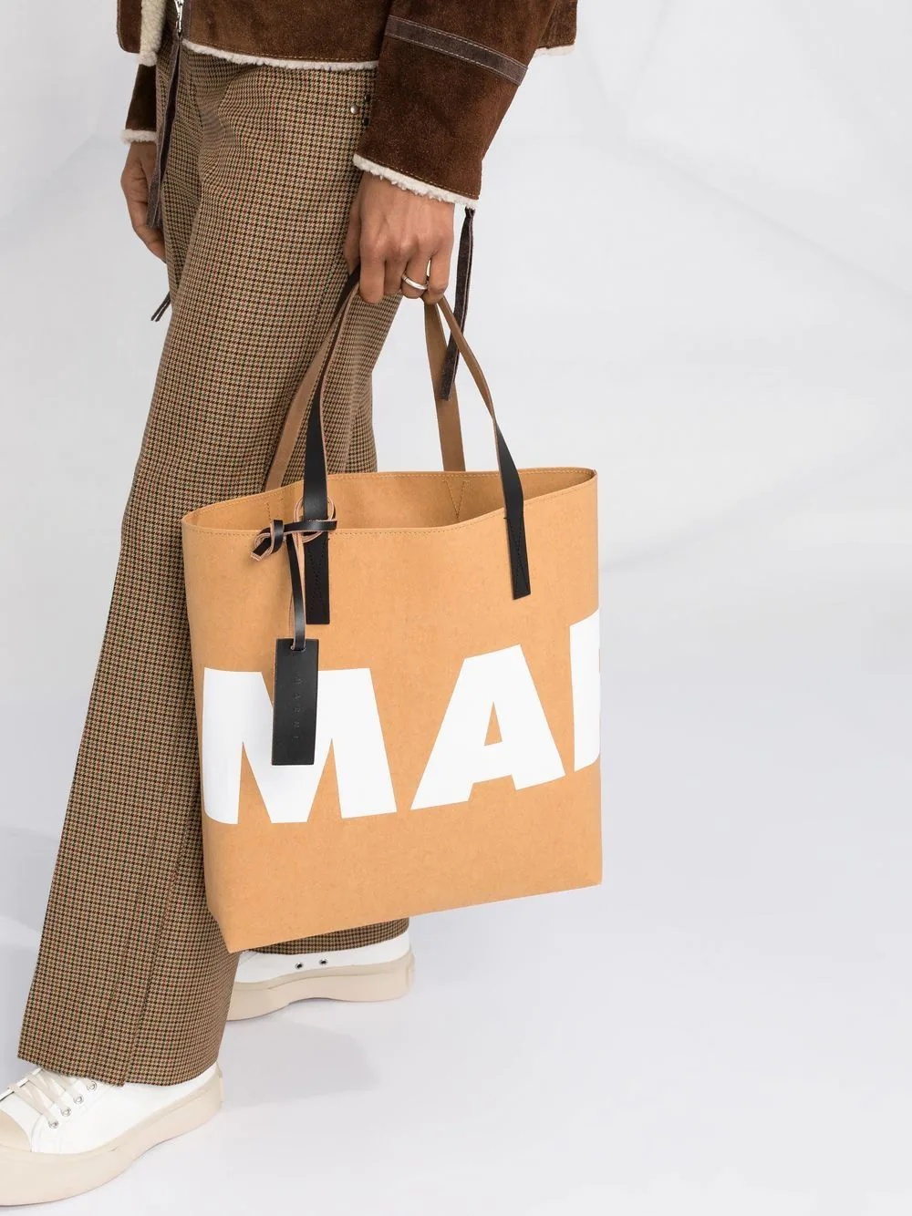 logo-print tote bag - 3