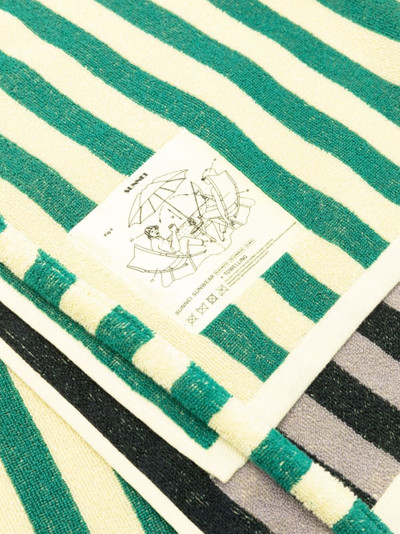 SUNNEI striped reversible cotton beach towel outlook