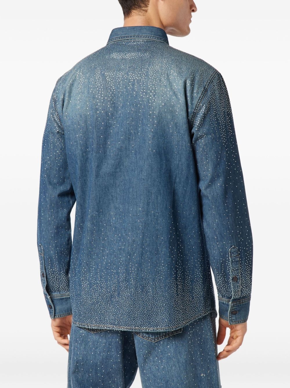 rhinestone-embellished shirt - 4