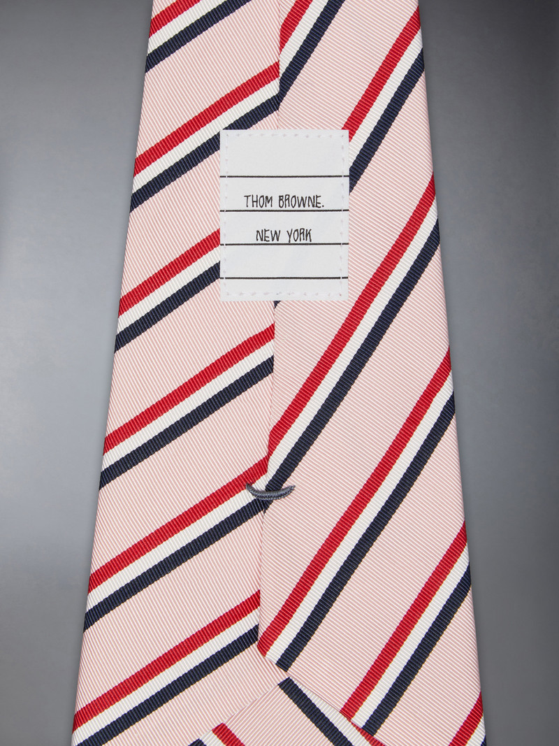 SILK COTTON MOGADOR TRICOLOR WIDE TIE 3