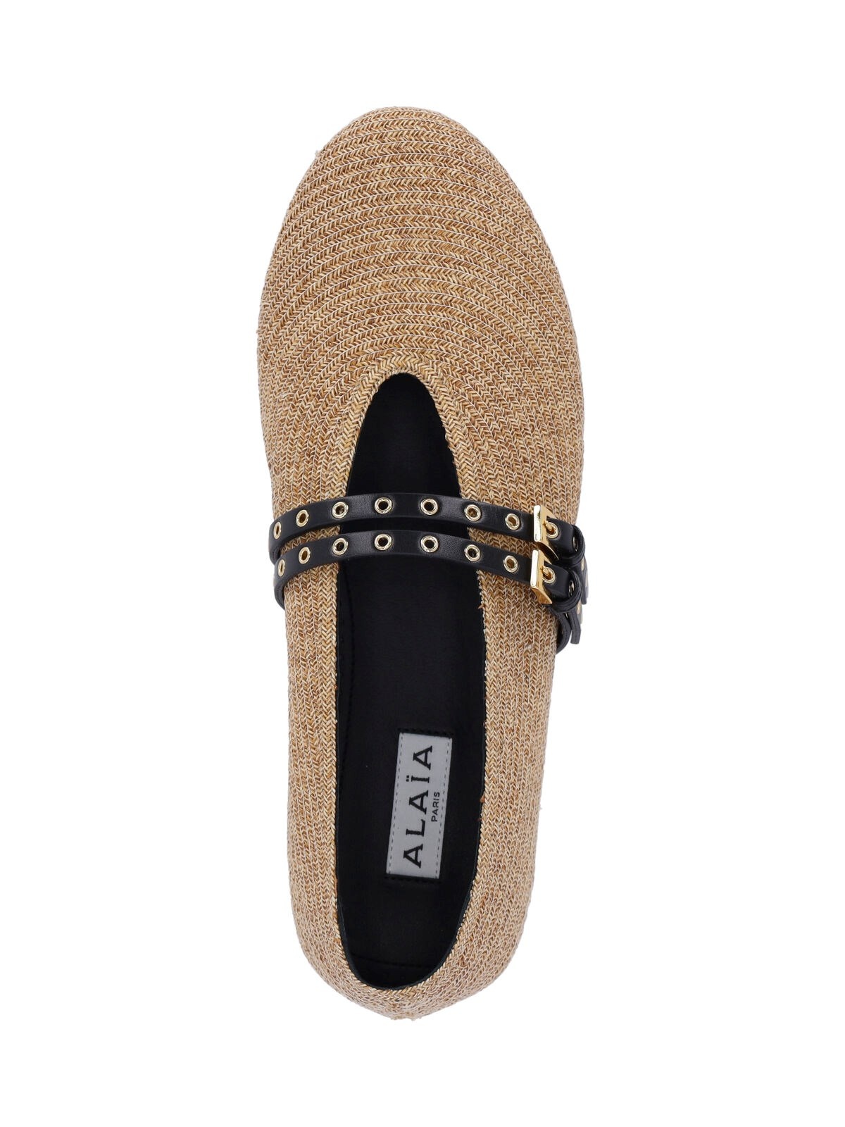 STRAW BALLET FLATS "FLAT" - 5