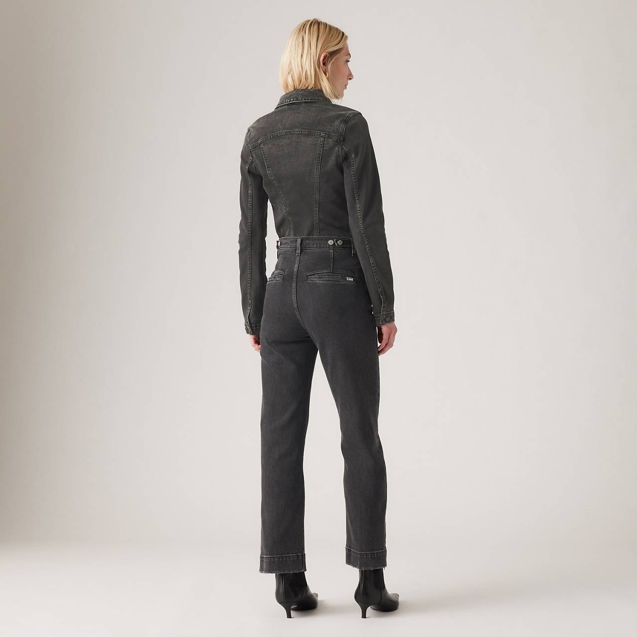 RIBCAGE STRAIGHT ANKLE TAILORED WOMEN'S JEANS - 5