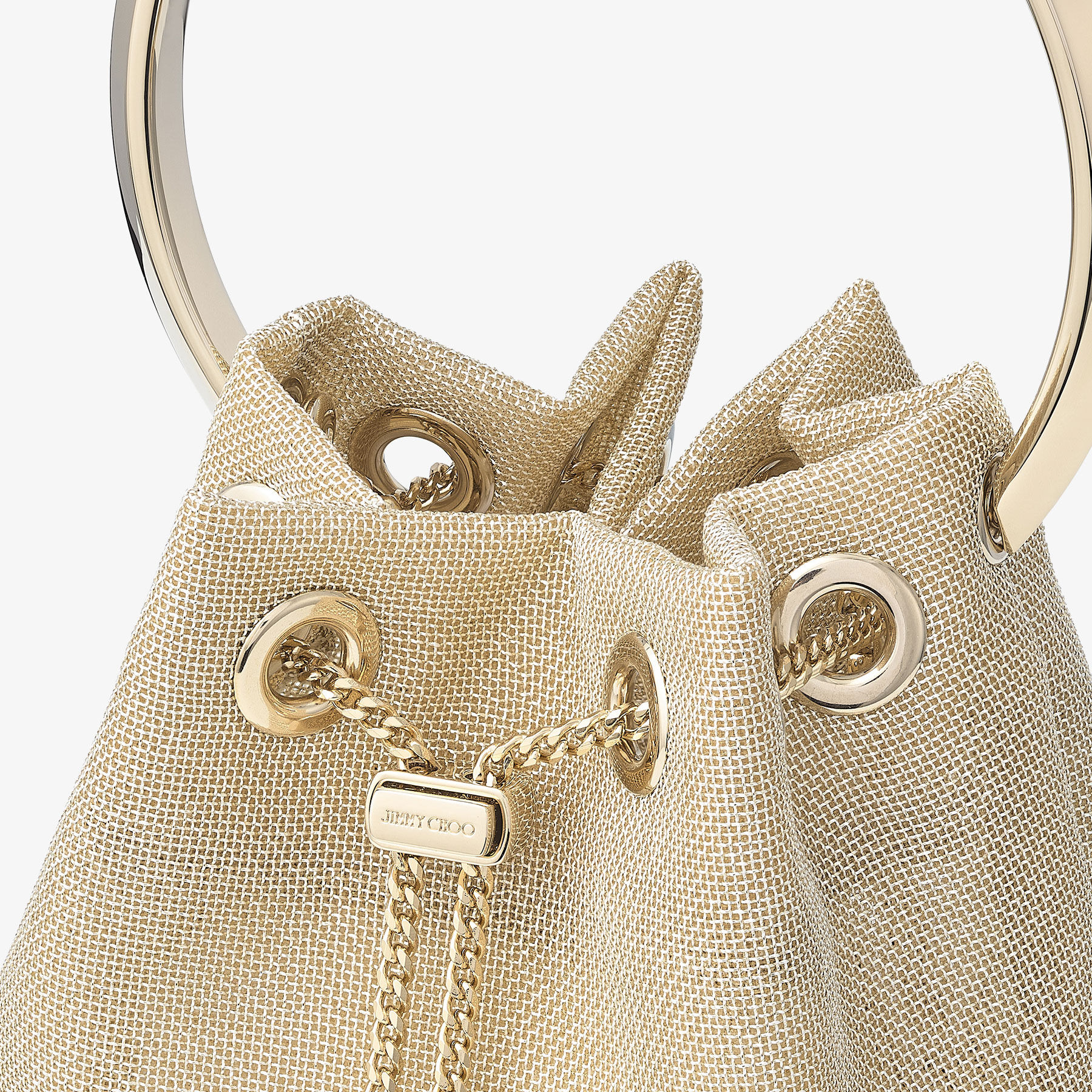 Bon Bon
Champagne Metallic Mesh Bag - 4