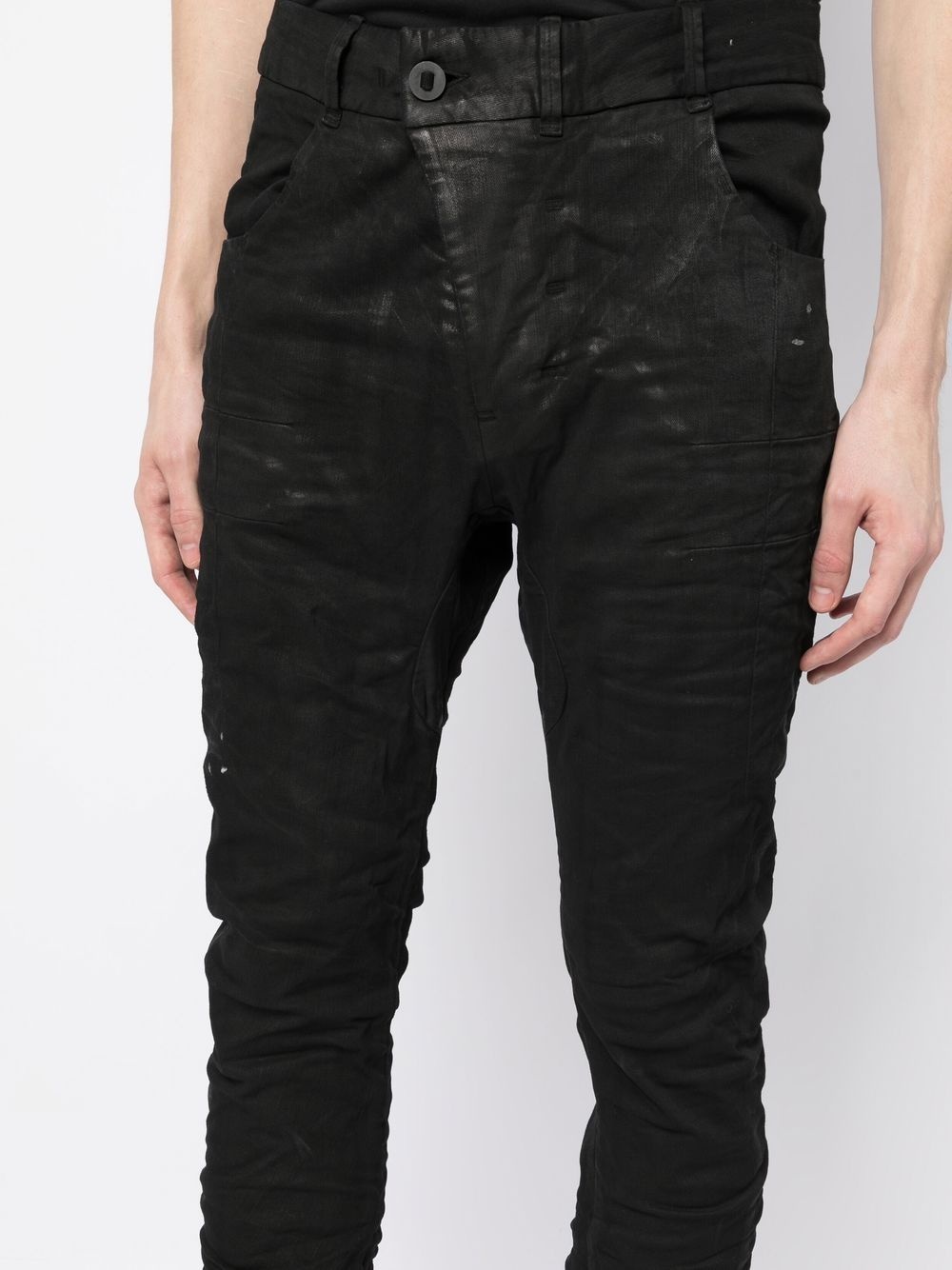 slim-cut denim jeans - 5