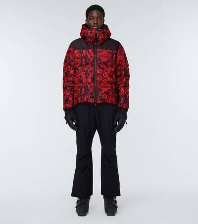 Moncler Grenoble Mazod printed down ski jacket outlook