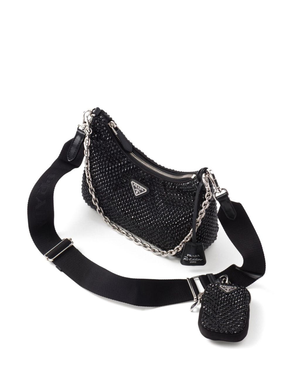 Re-Edition 2005 crystal shoulder bag - 6