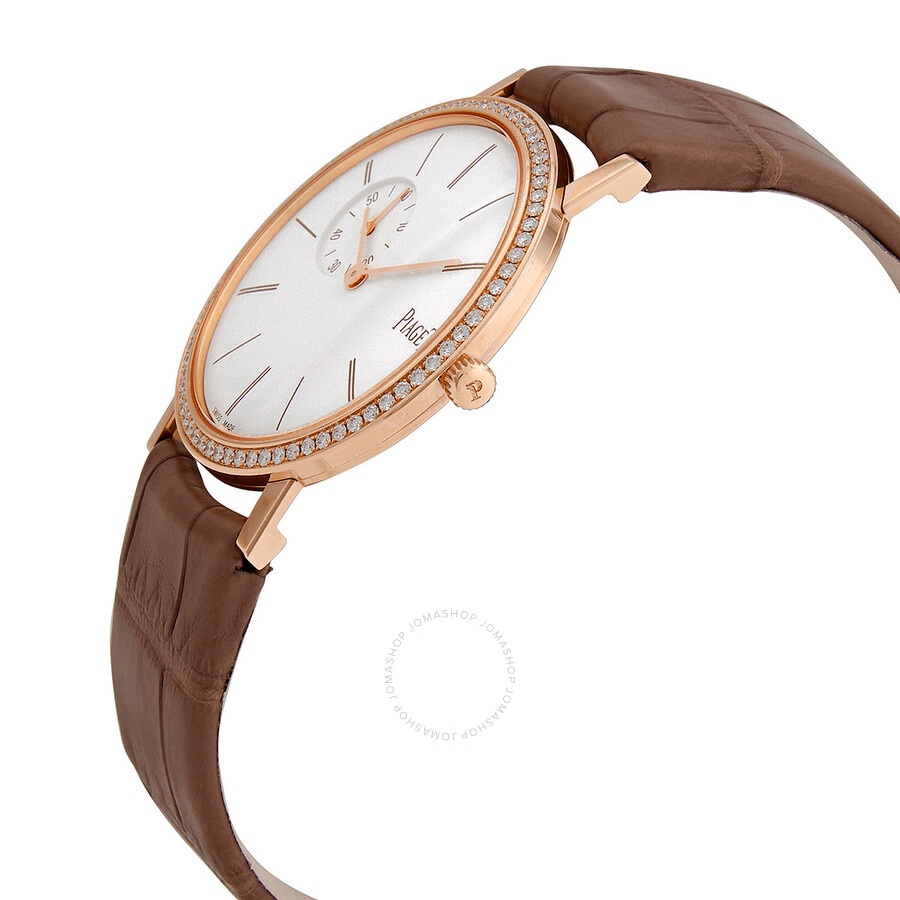 Piaget Altiplano White Dial 18K Rose Gold Diamond Ladies Watch GOA39107 - 2