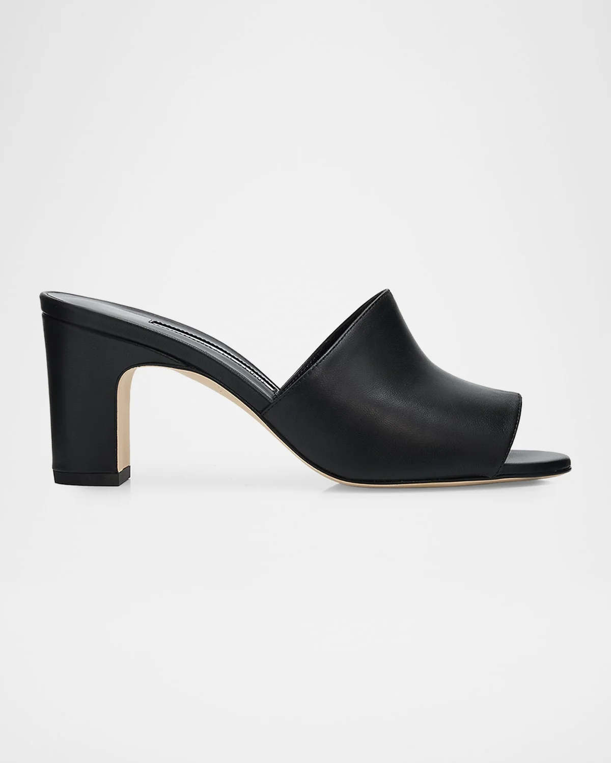70mm Rapallabar Leather Mules - 1