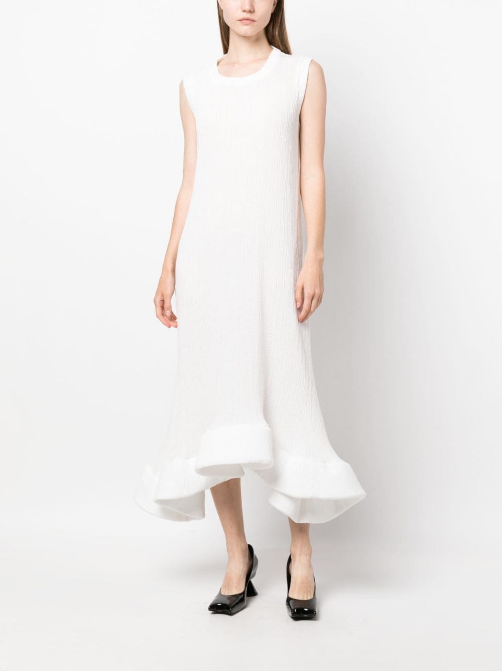 ruffled midi dress - 2