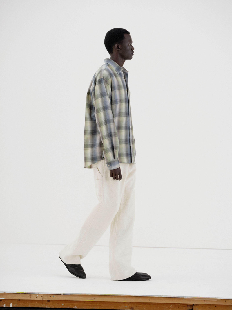 SUPER LIGHT WOOL CHECK SHIRT 4