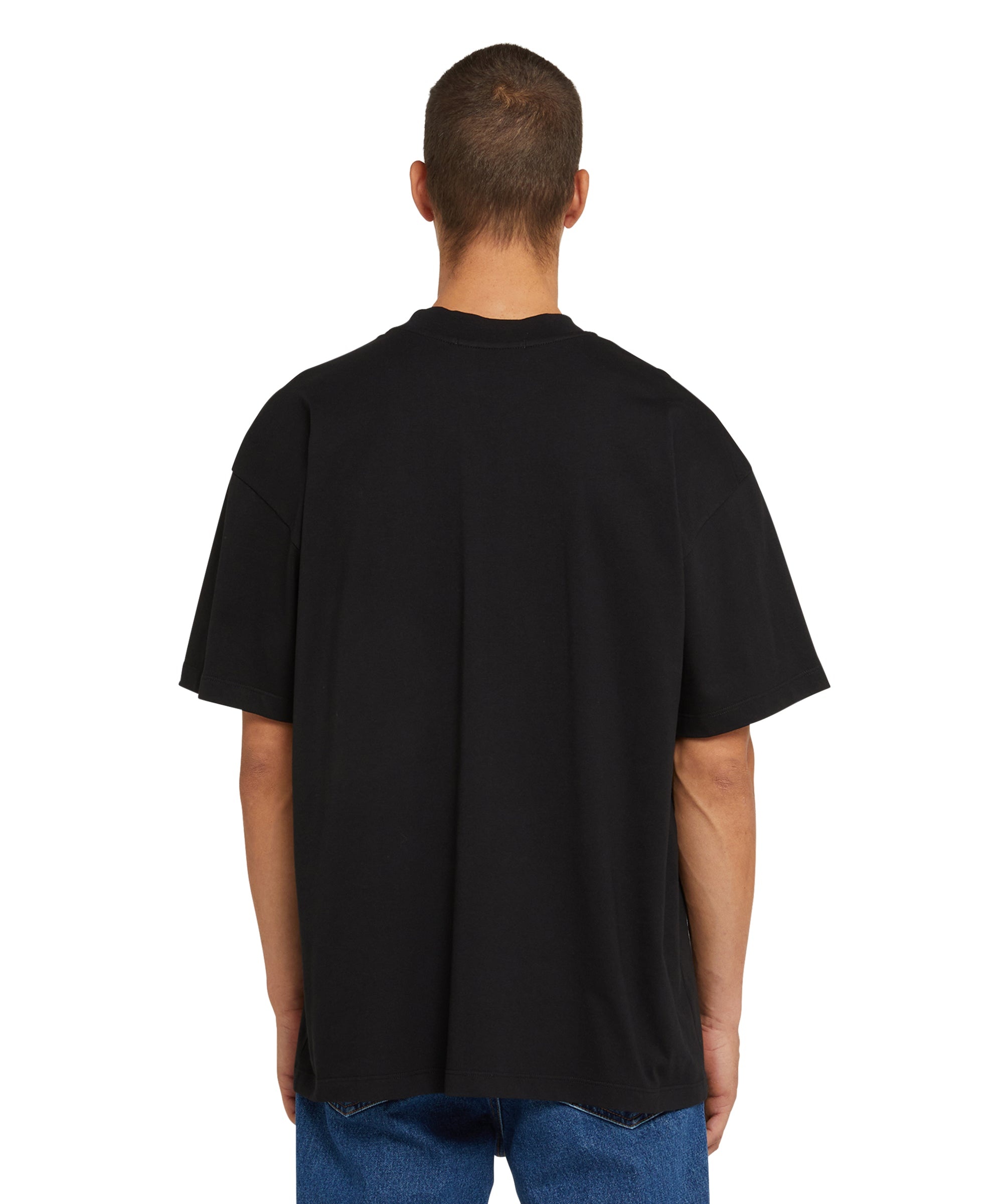 Cotton crew neck cotton t-shirt with MSGM logo - 3