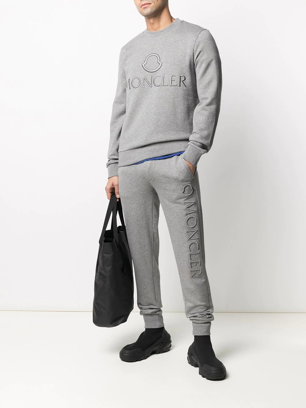 logo-embossed track pants - 2