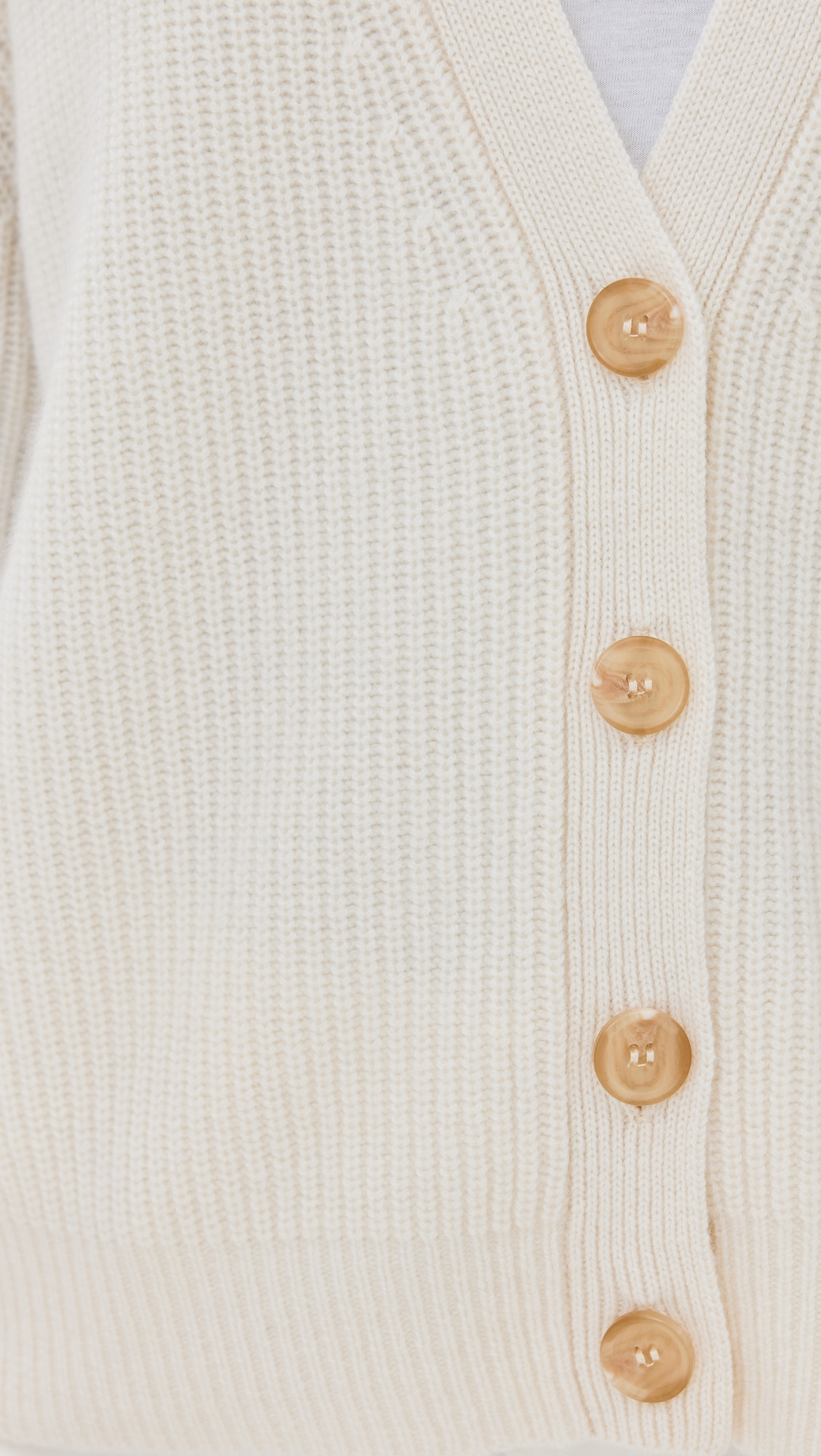 Cropped Cashmere Cocoon Cardigan - 5