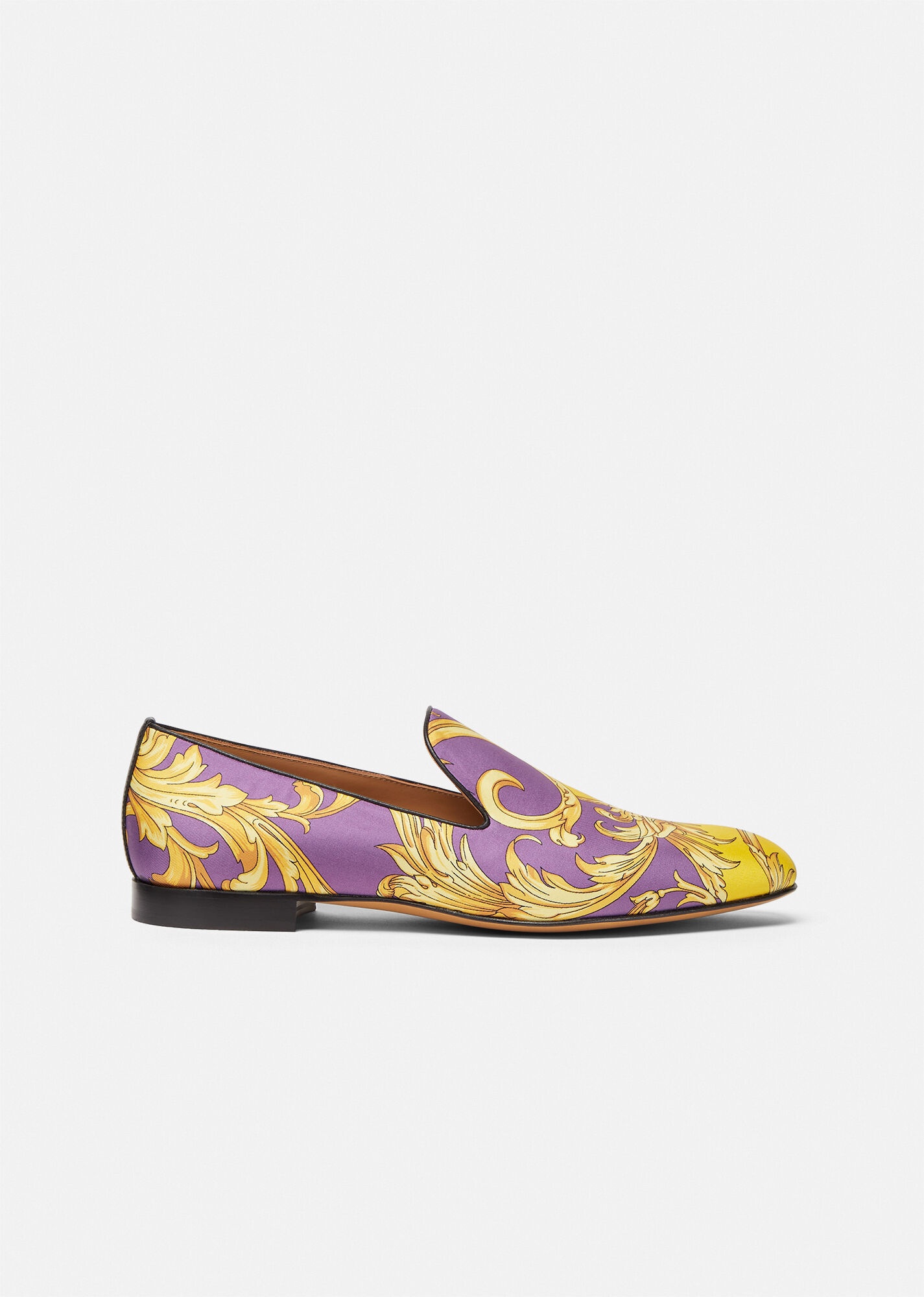 Barocco Goddess Silk Slippers - 1