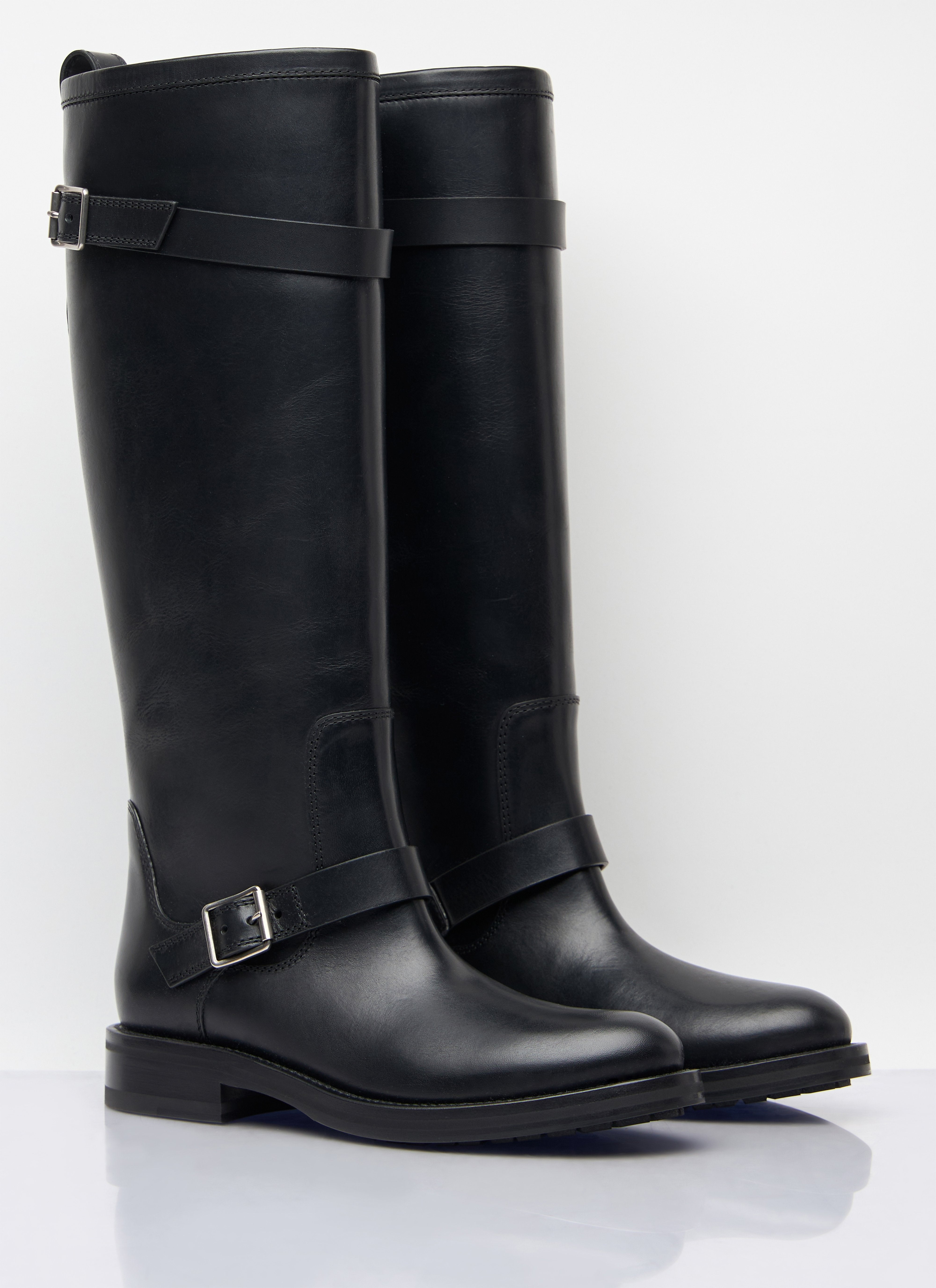 Saint Laurent Women River Leather Boots - 3