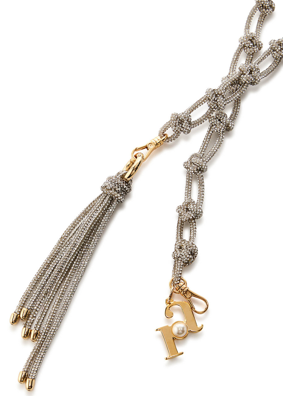 Rosantica Capri Crystal-embellished Strap - 3