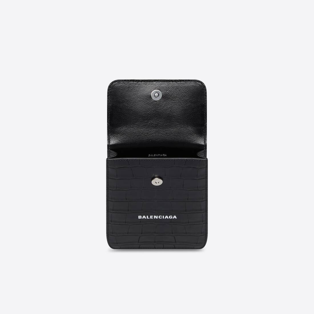 Men's Cash Phone And Card Holder in Black - 3