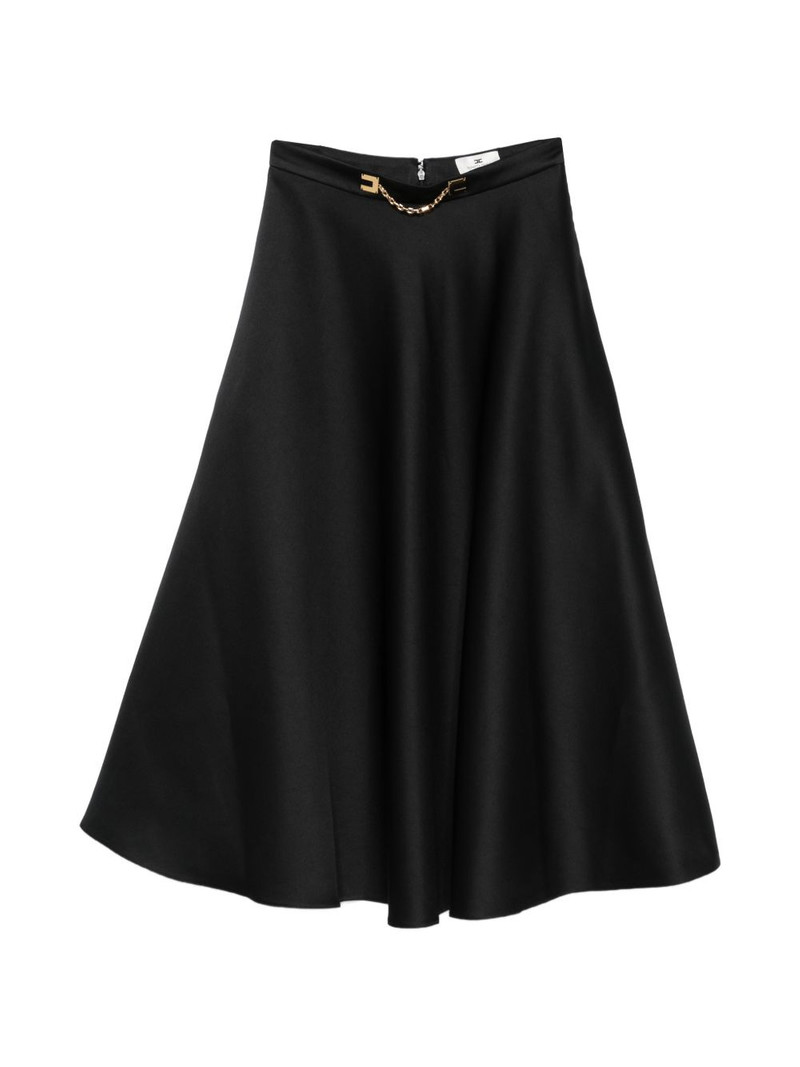 chain-embellished midi skirt 1