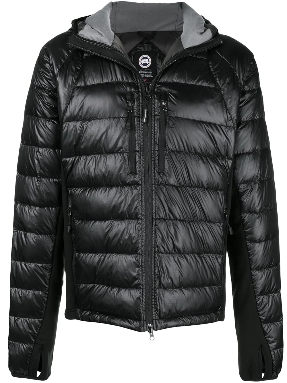 hooded padded jacket - 1