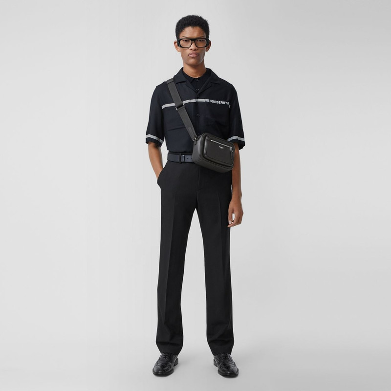 Grainy Leather Crossbody Bag 7