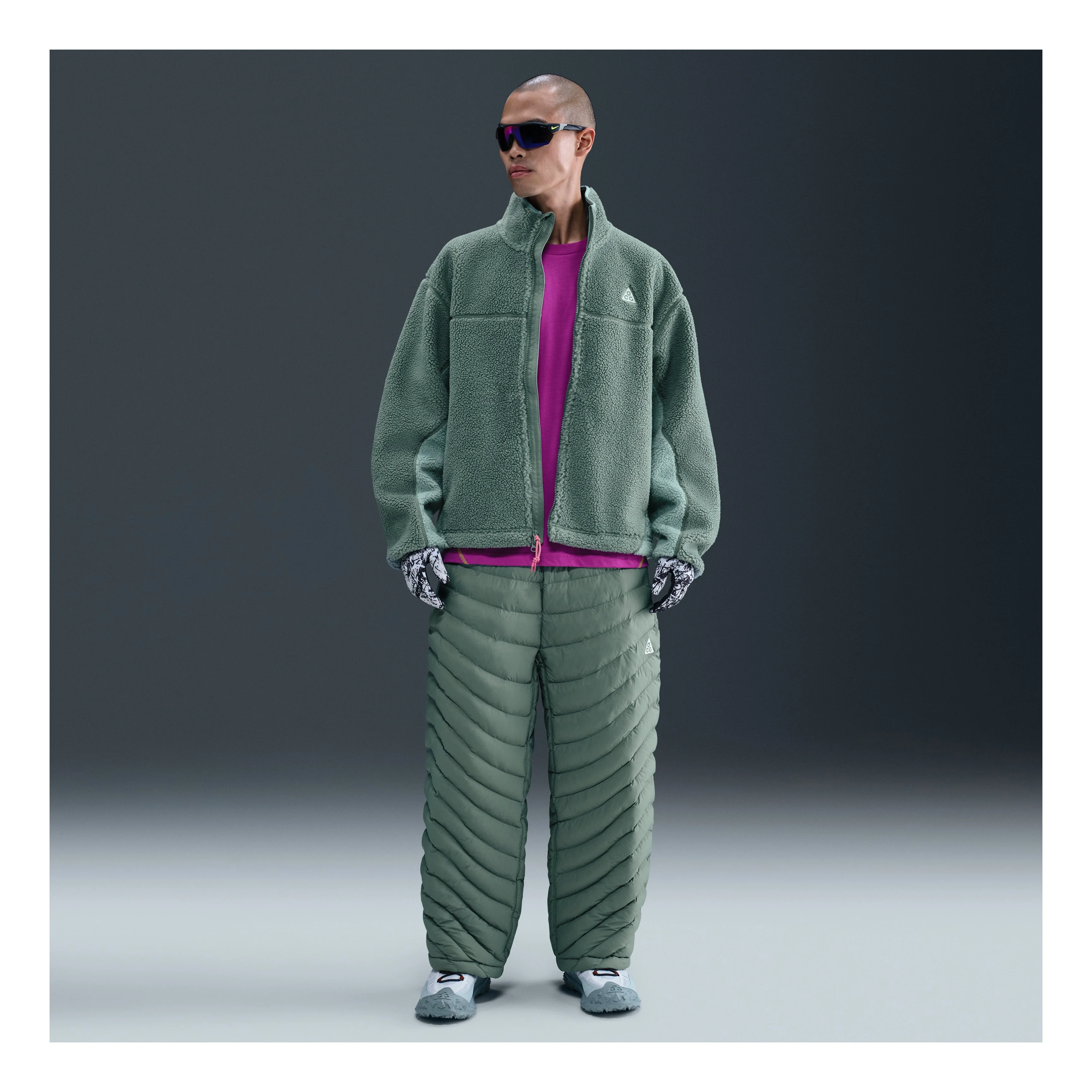 Nike ACG Lava Flow Therma-FIT ADV Pants 'Clay Green Mint Foam Summit White' HV4462-364 - 1