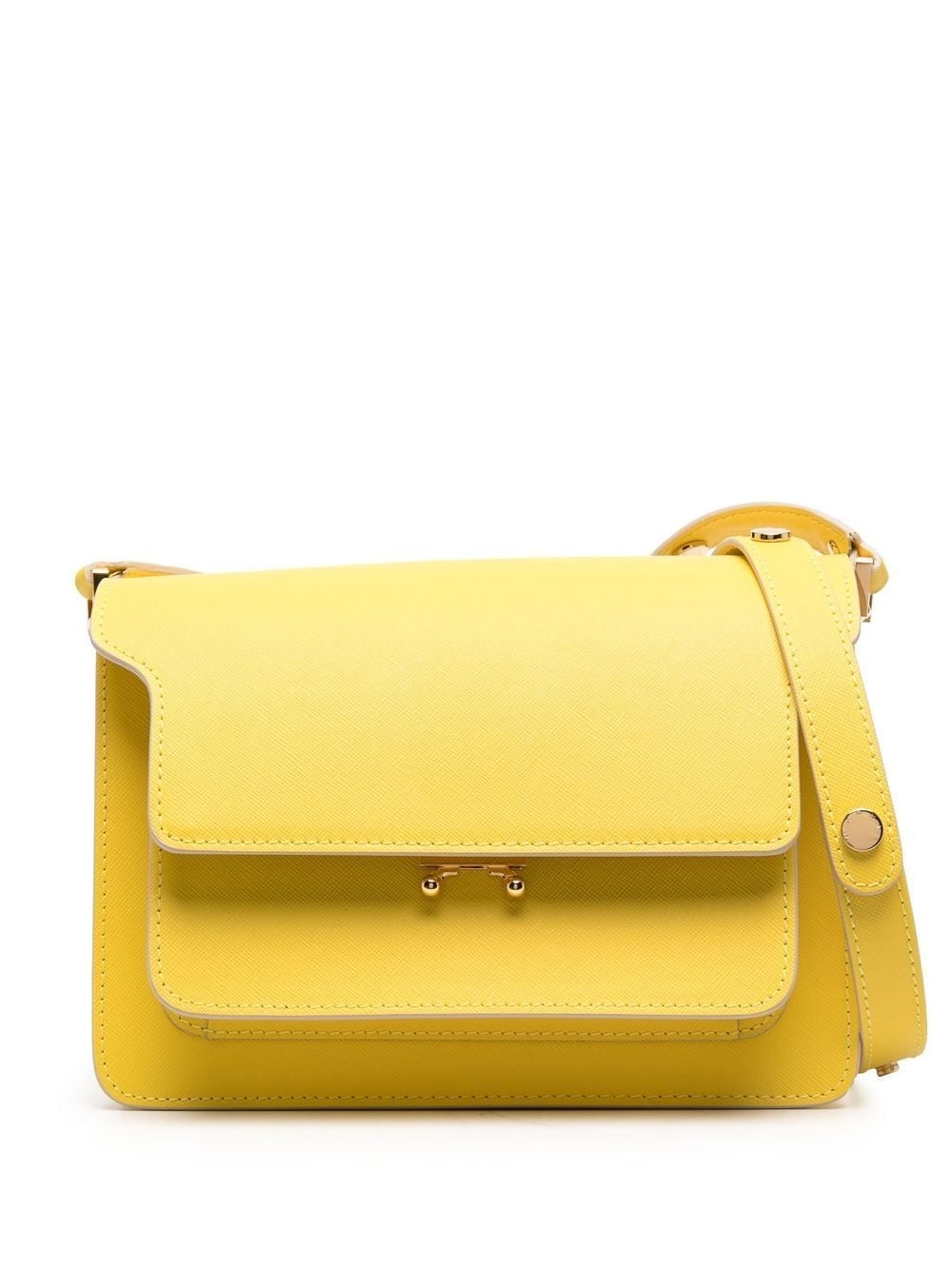 Trunk leather shoulder bag - 1