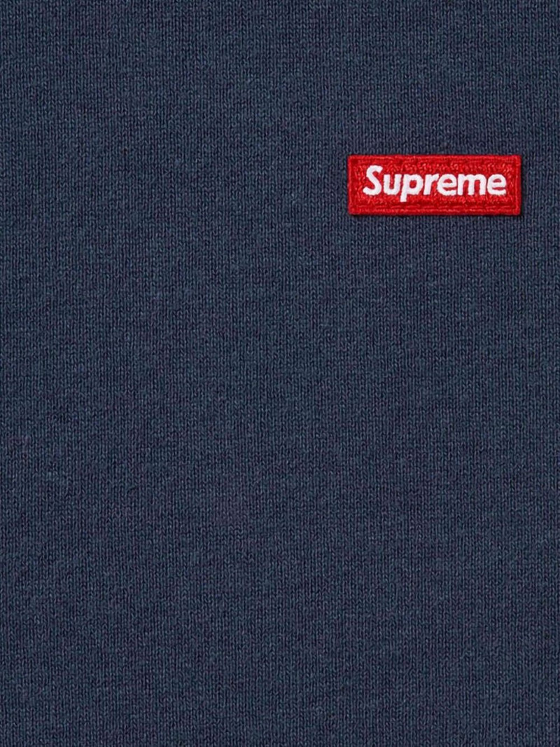 Supreme logo-patch hoodie outlook